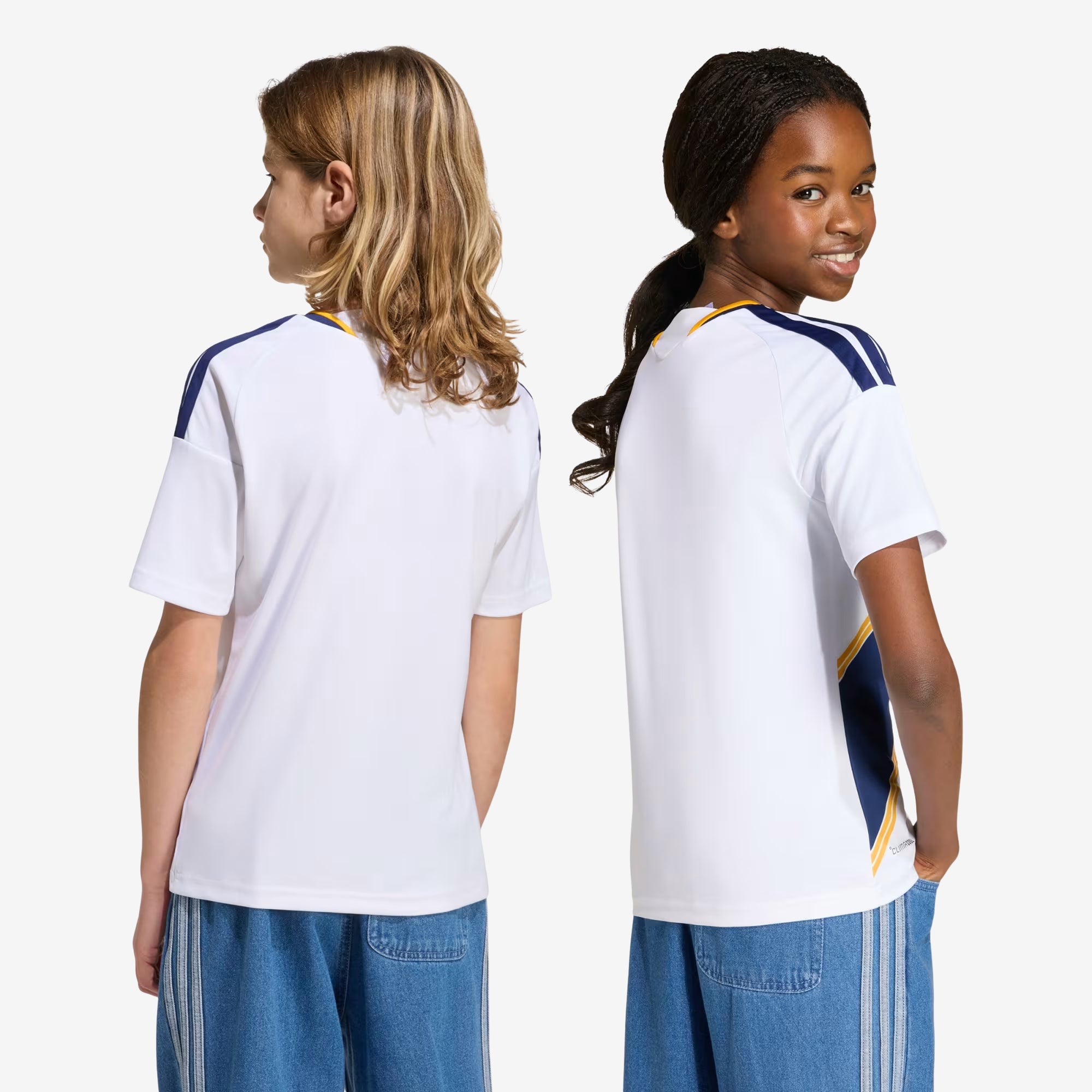 adidas LA Galaxy 2026/27 Stadium Home Big Kids' Soccer Jersey (White)