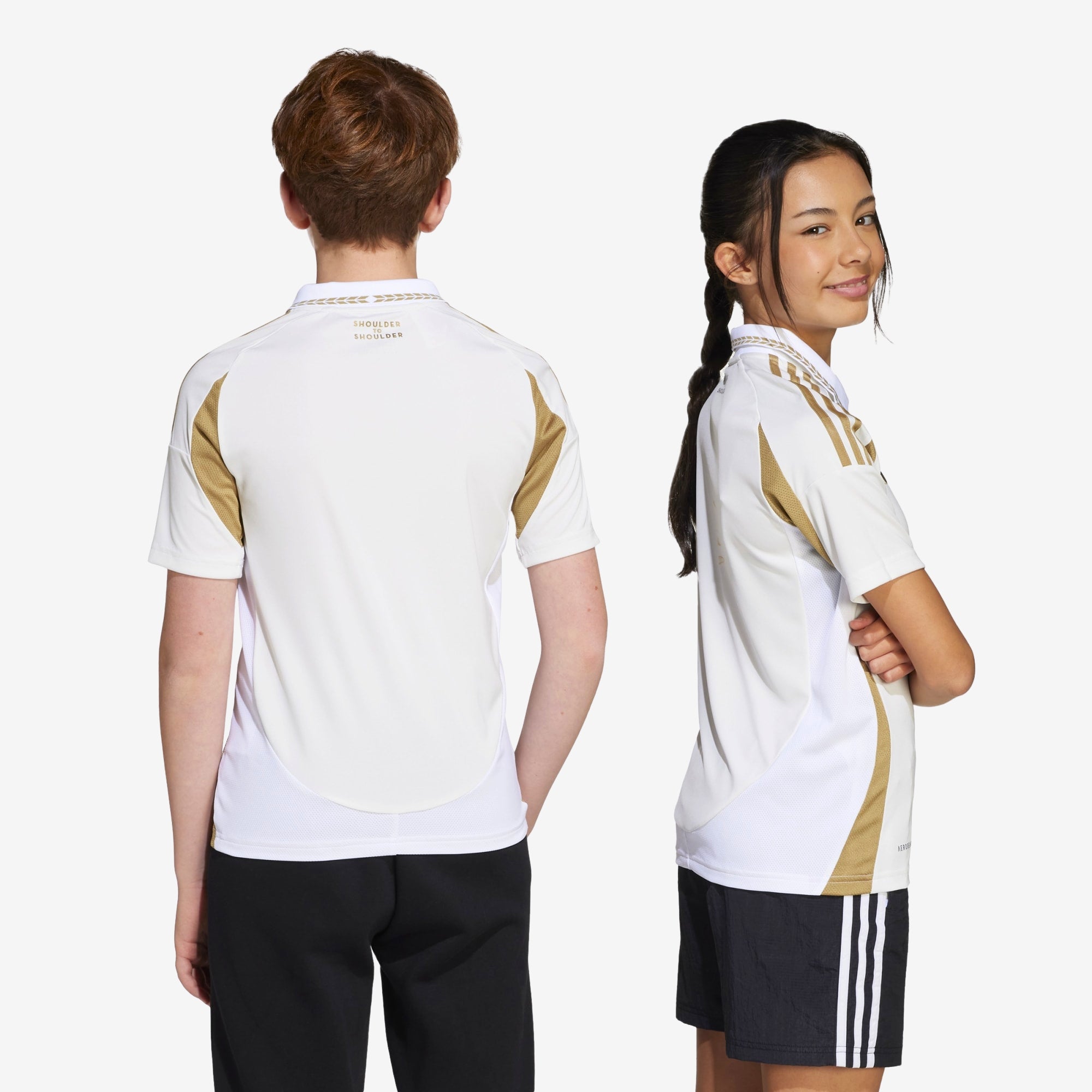 adidas LAFC 2025/26 Stadium Away Big Kids' AEROREADY Soccer Replica Jersey - White