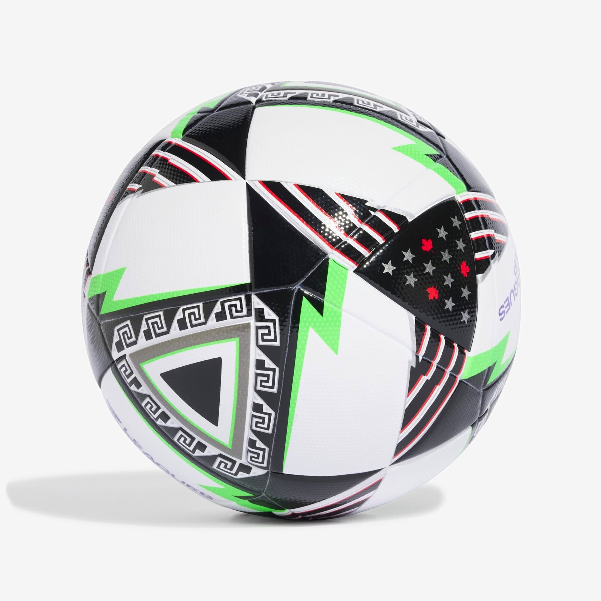 adidas Leagues Cup 24 League Soccer Ball - White / Black / Active Purple