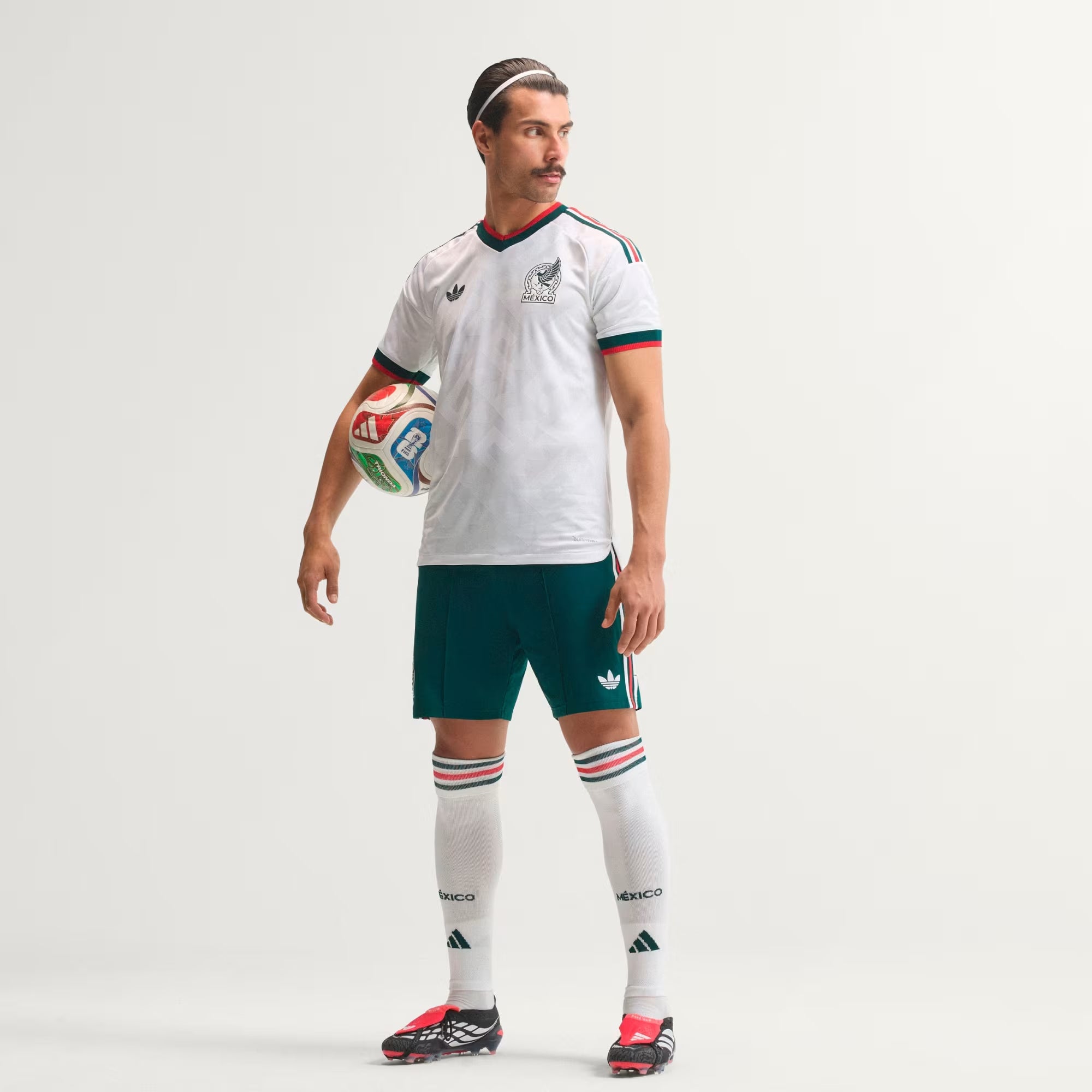 adidas Mexico 2026 Match Away Men's Soccer Authentic Jersey - White