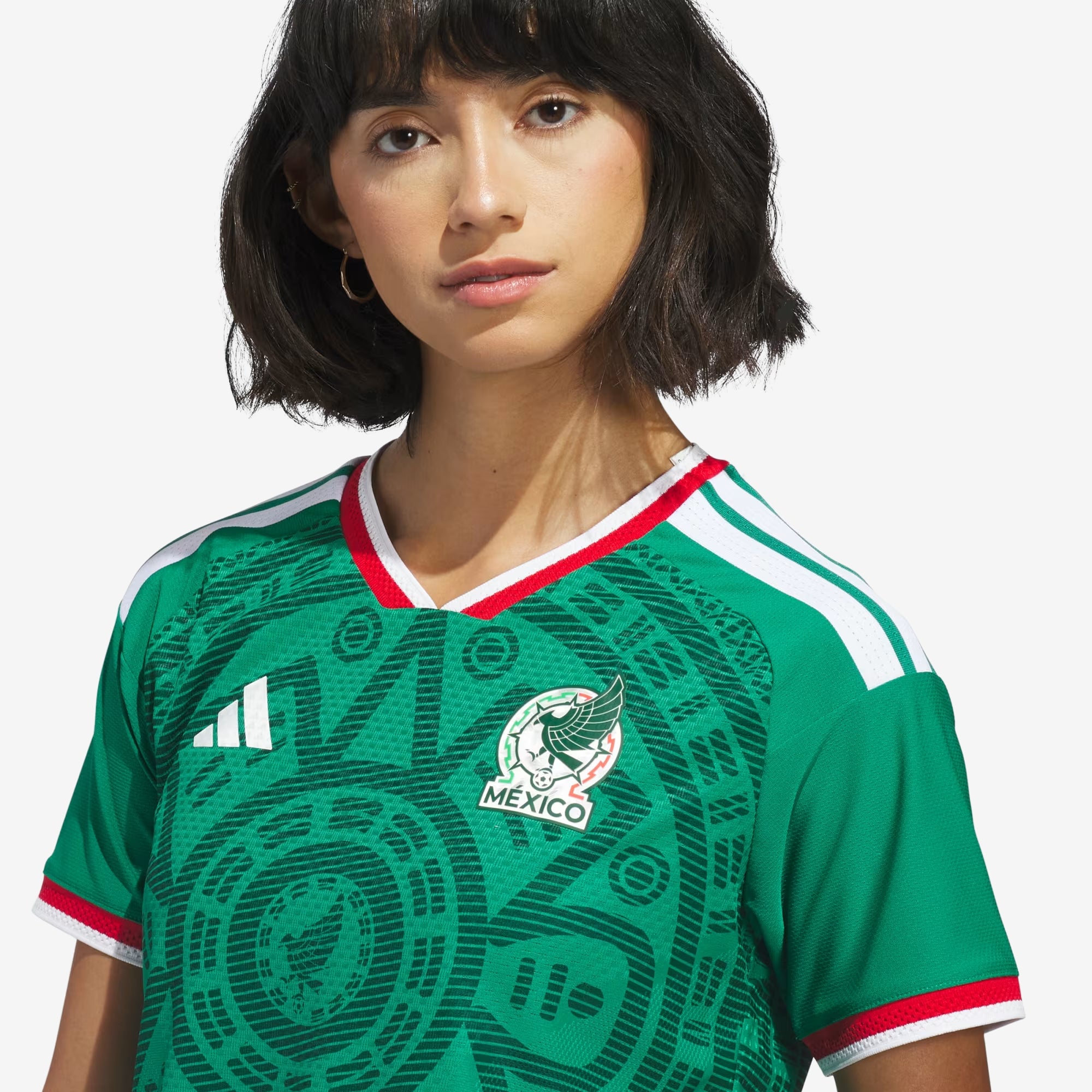 adidas Mexico 2026 Match Home Women's Soccer Authentic Jersey - Bold Green