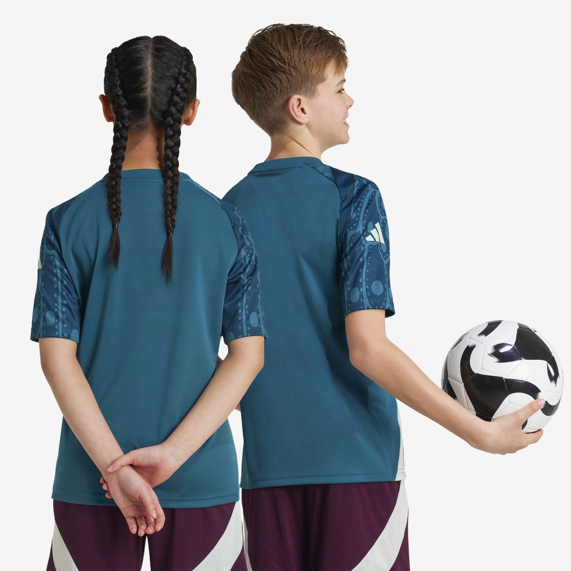 adidas Mexico Pre-Match Big Kids' AEROREADY Soccer Jersey - Mystery Green