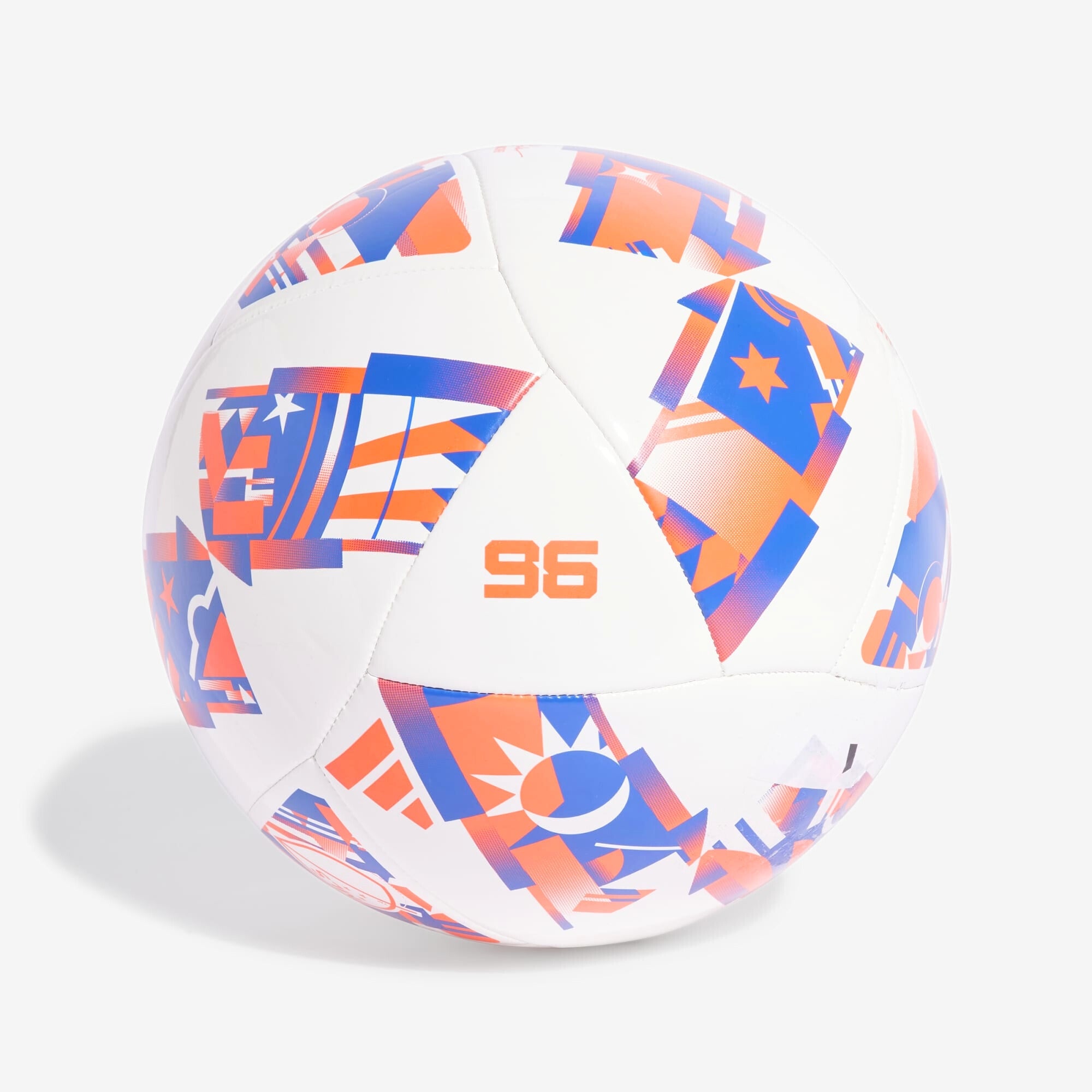 adidas MLS 24 Club Soccer Ball - White / Solar Red / Glory Blue