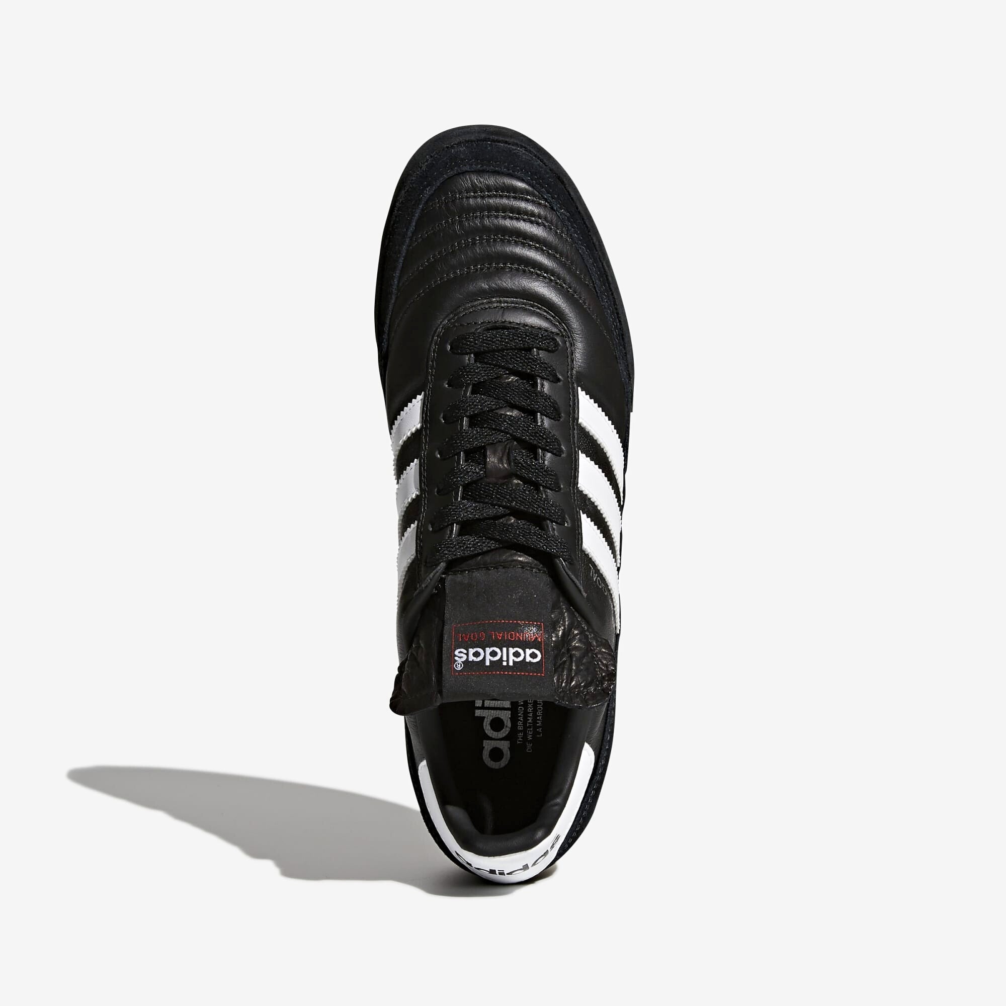 adidas Mundial Goal IC Low-Top Soccer Shoes - Black/White