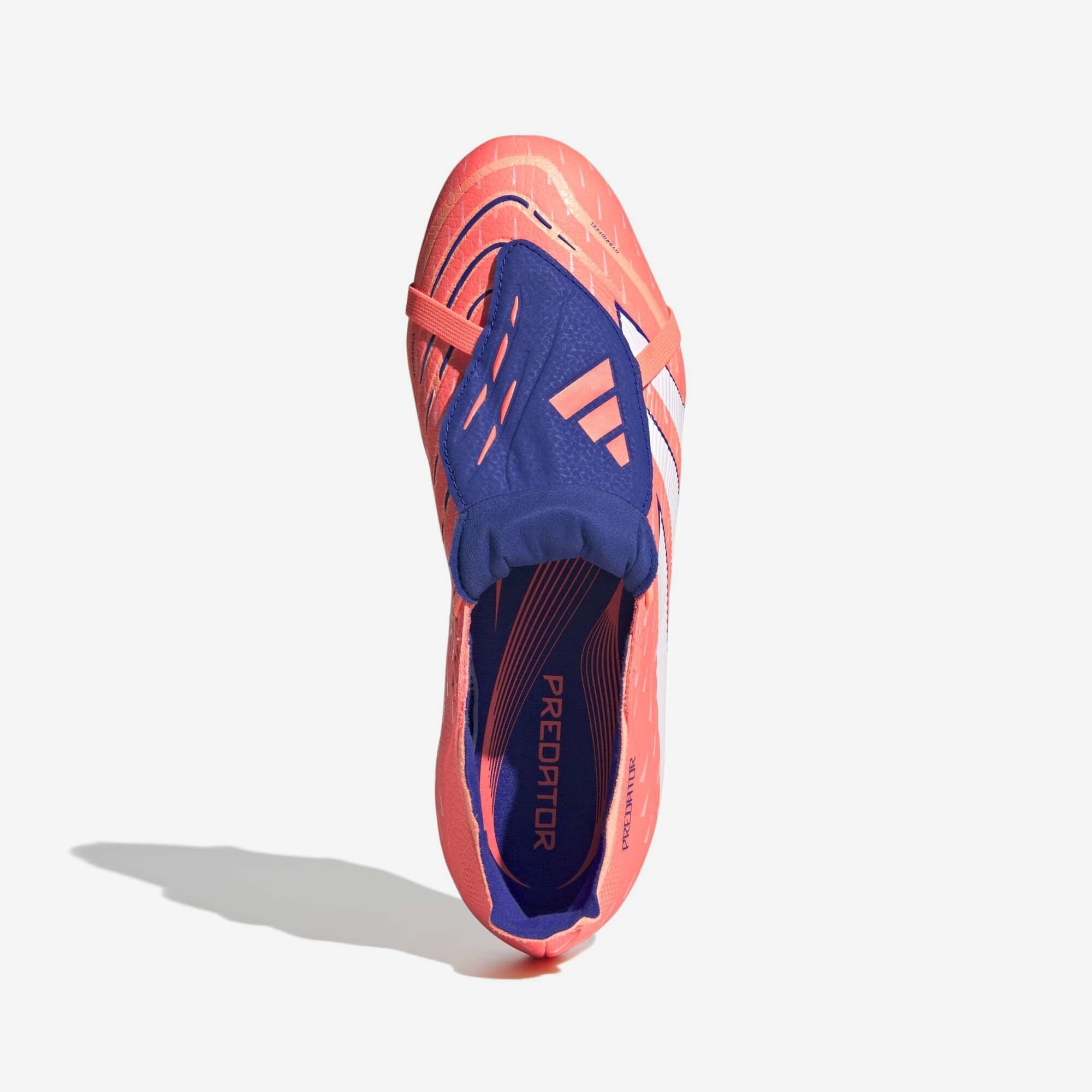 adidas Predator League Fold-Over Tongue Firm/Multi-Ground Low-Top Soccer Cleats - Signal Coral / Cloud White / Beam Orange