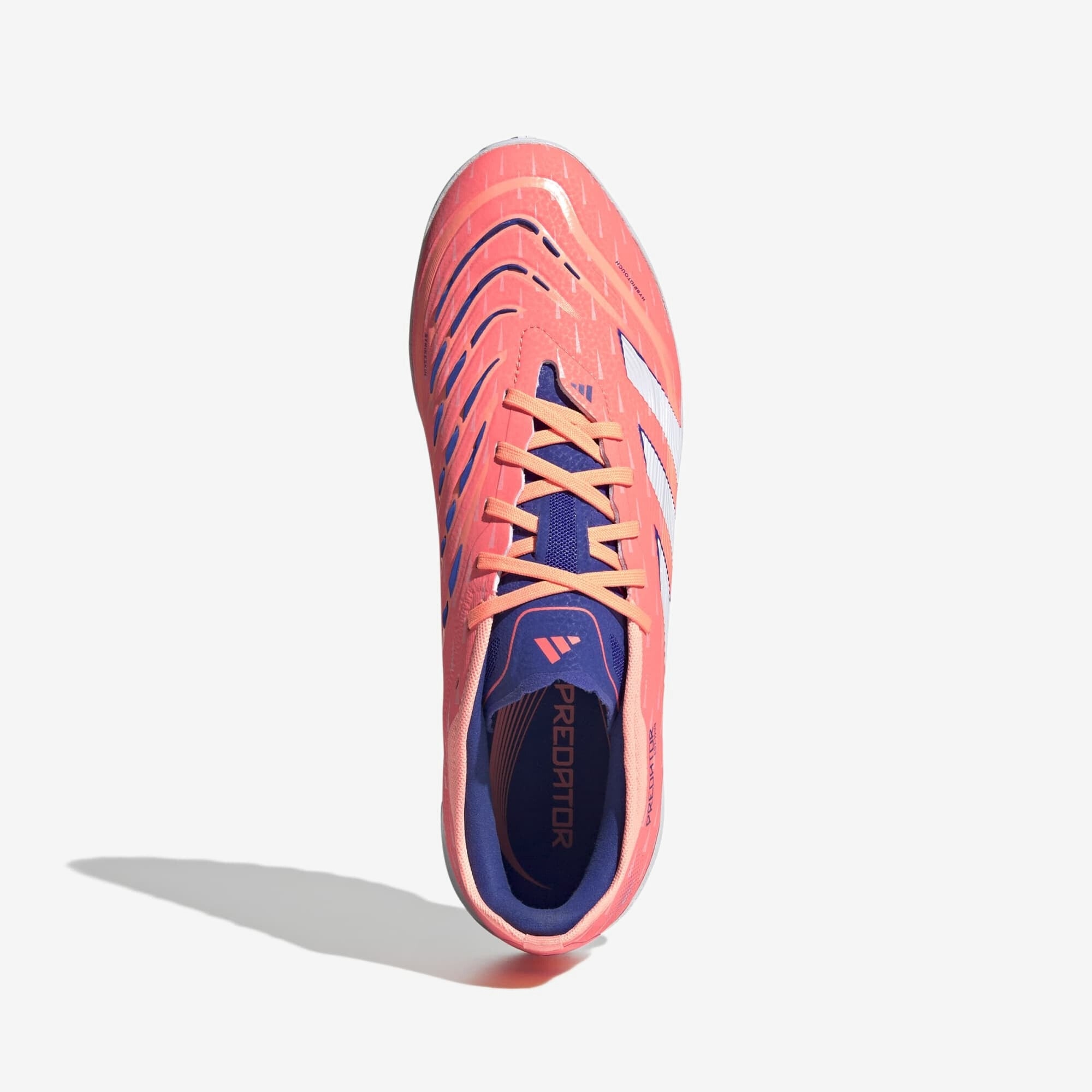 adidas Predator Pro Turf Low-Top Soccer Shoes - Signal Coral / Cloud White / Beam Orange