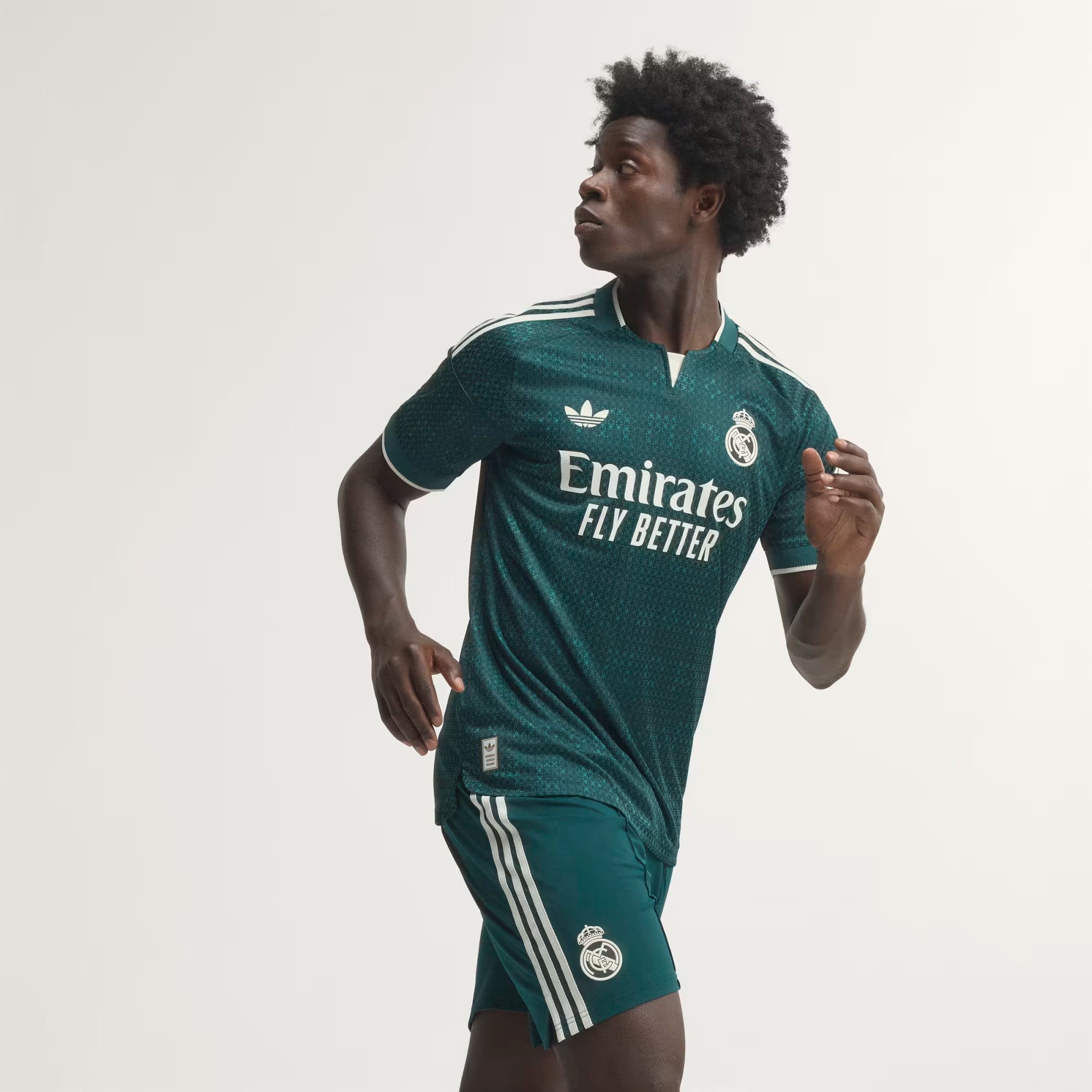 adidas Real Madrid 2026/27 Match Away Men's Soccer Authentic Jersey - Aurora Ivy