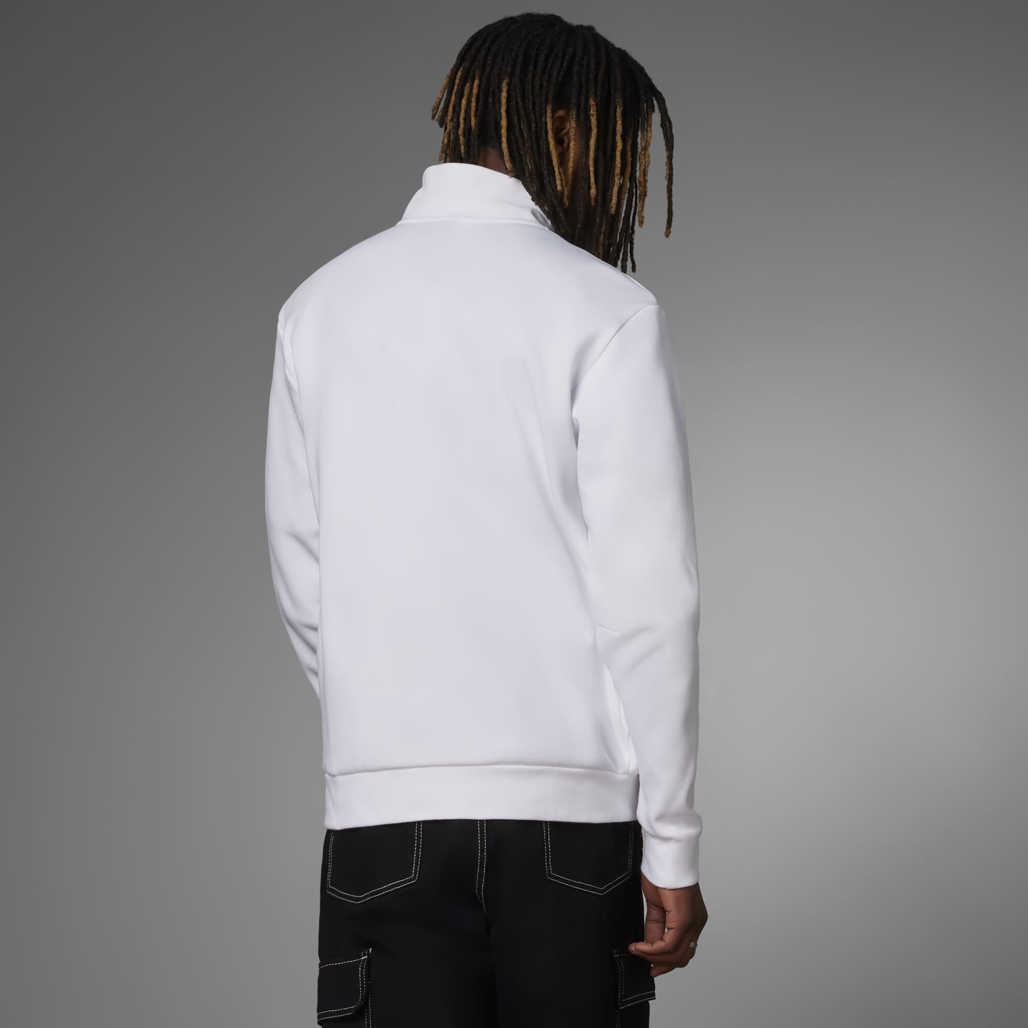 adidas Real Madrid Anthem Men's Full-Zip Soccer Jacket - White