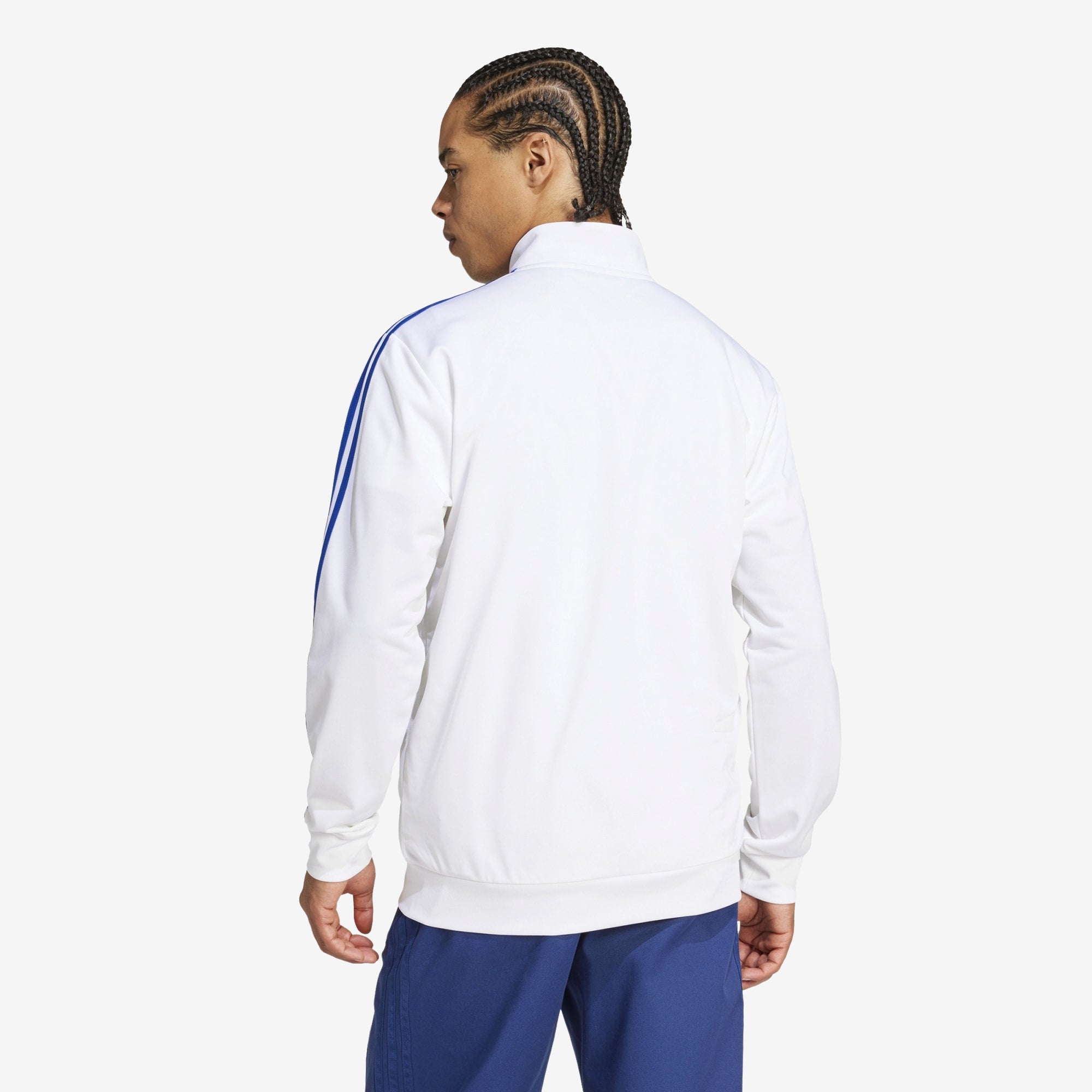 adidas Real Madrid DNA Top Men's Full-Zip Soccer Track Jacket - White