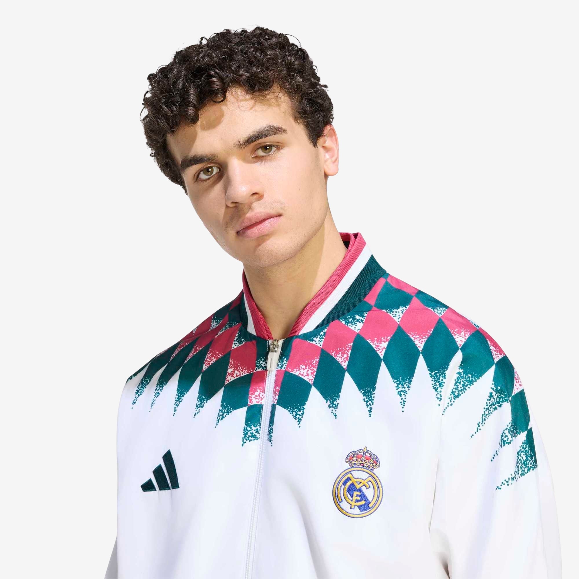 adidas Real Madrid Stadium Top Men's Full-Zip Soccer Track Jacket