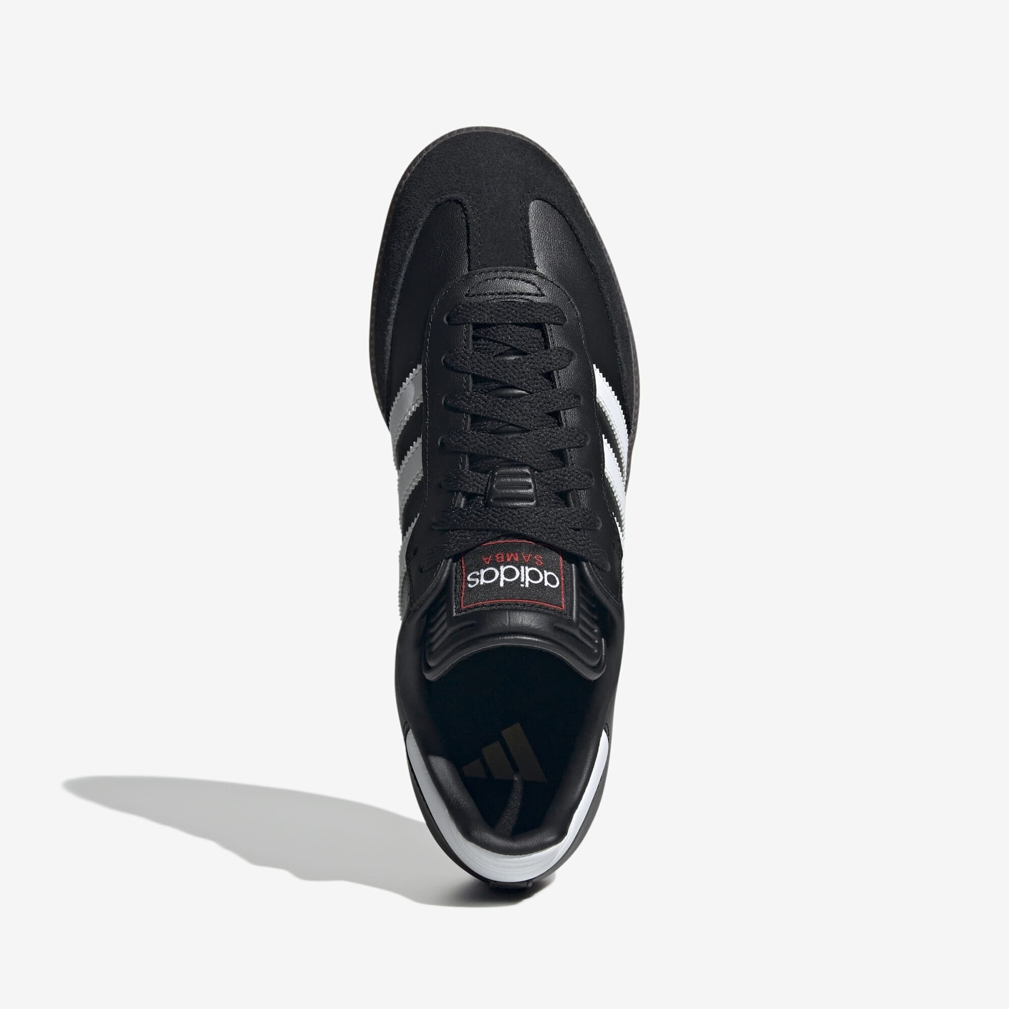 adidas Samba IC Low-Top Soccer Shoes - Core Black / Cloud White / Vivid Red