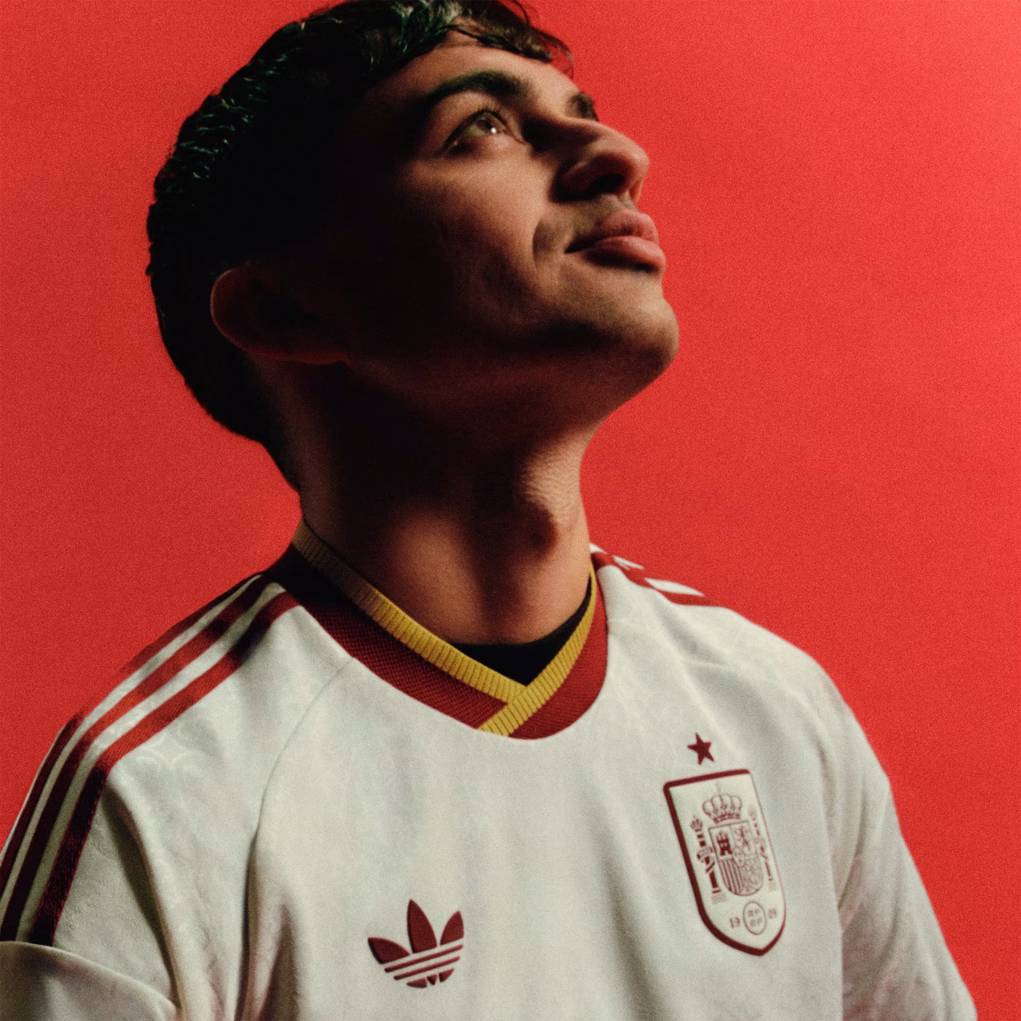 adidas Spain 2026 Match Away Men's Soccer Authentic Jersey - Off White