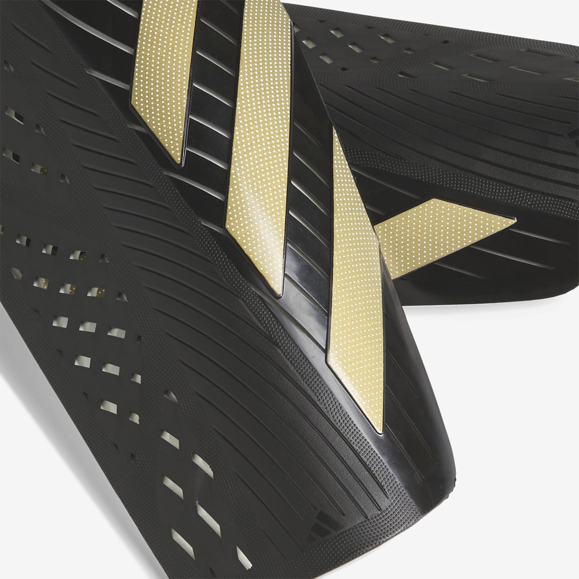 adidas Tiro Club Soccer Shin Guards - Black / Gold Metallic