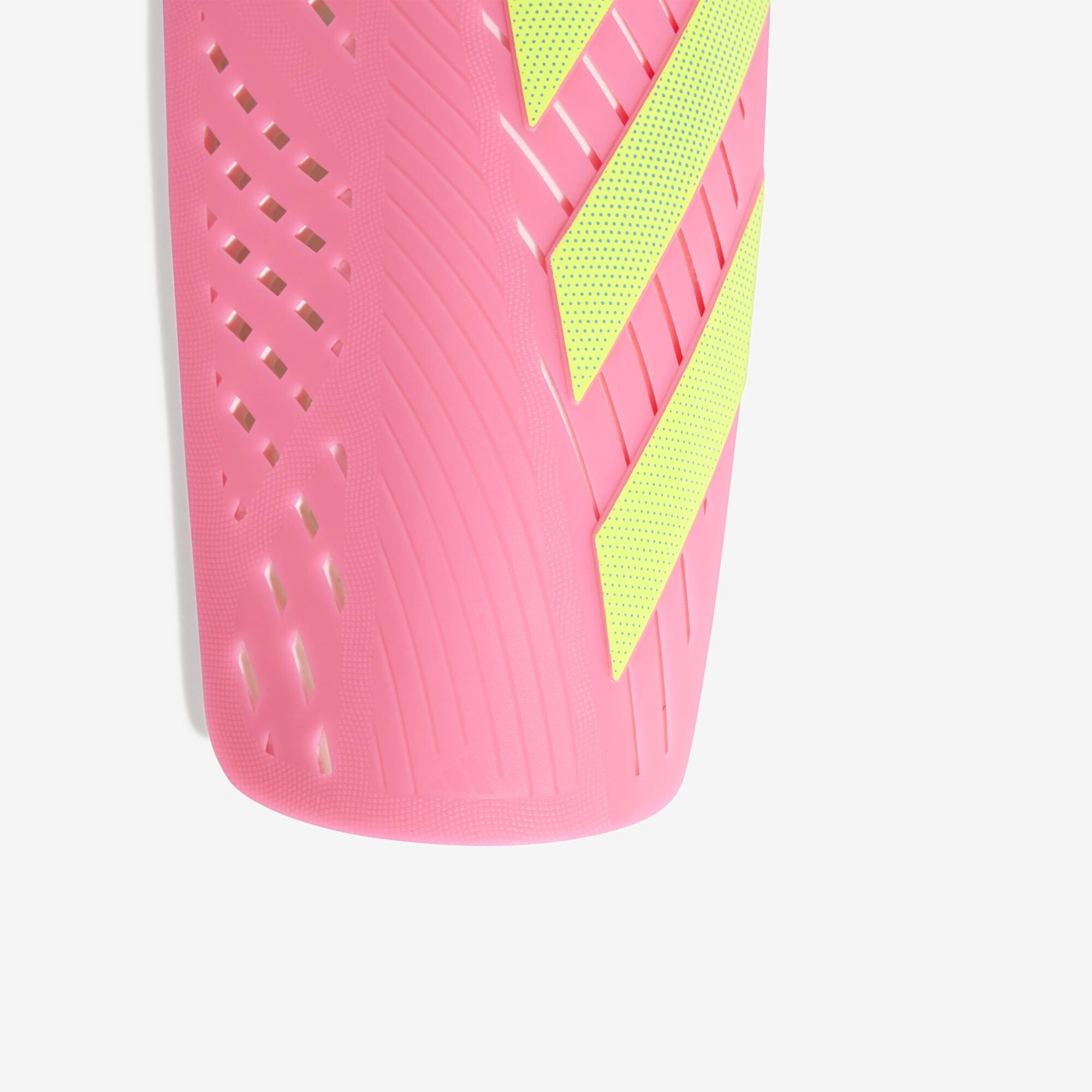 adidas Tiro Club Soccer Shin Guards - Lucid Pink / Lucid Lemon / Blue Fusion