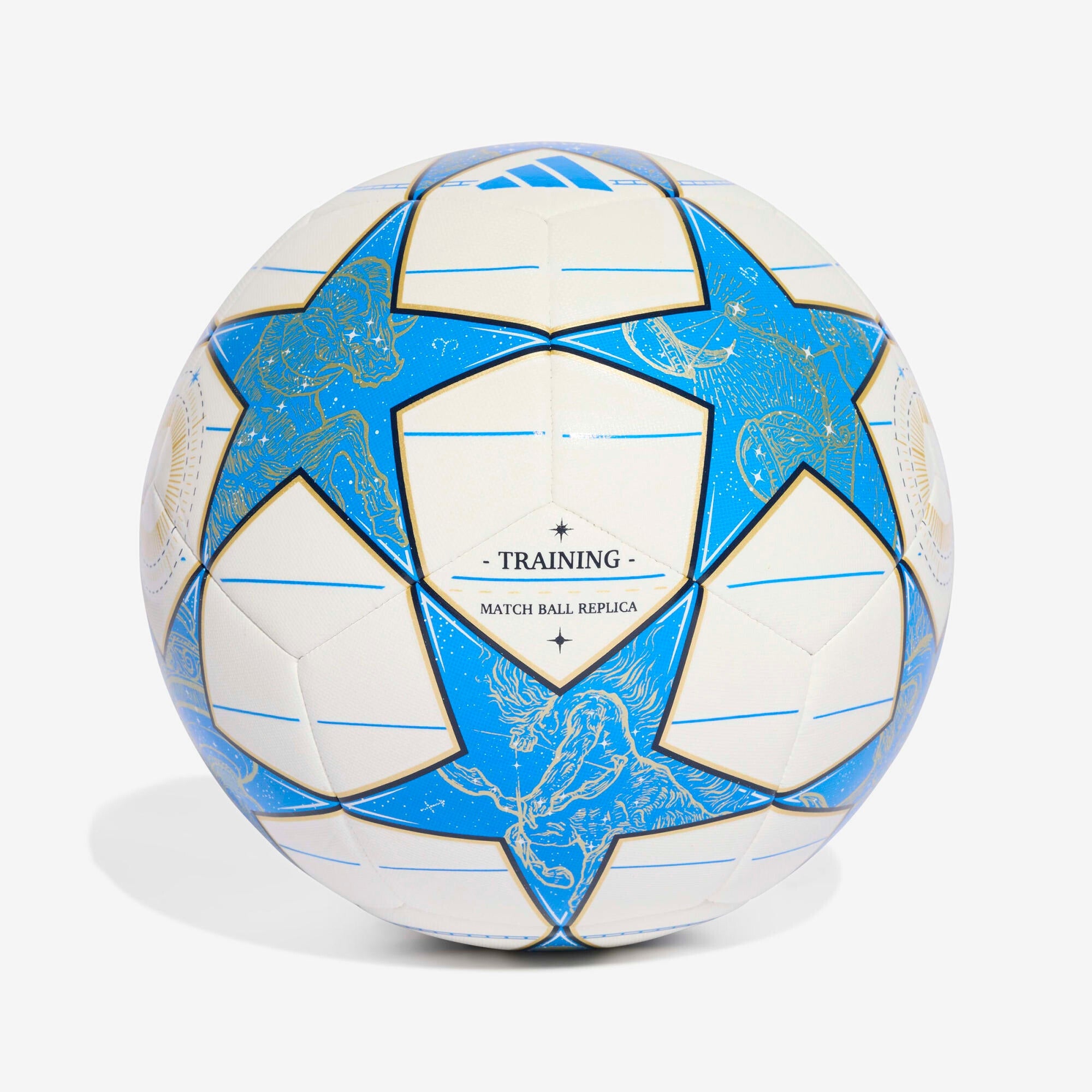 adidas UCL Training 25/26 League Stage Soccer Ball - White / Dark Blue / Pantone / Matte Gold