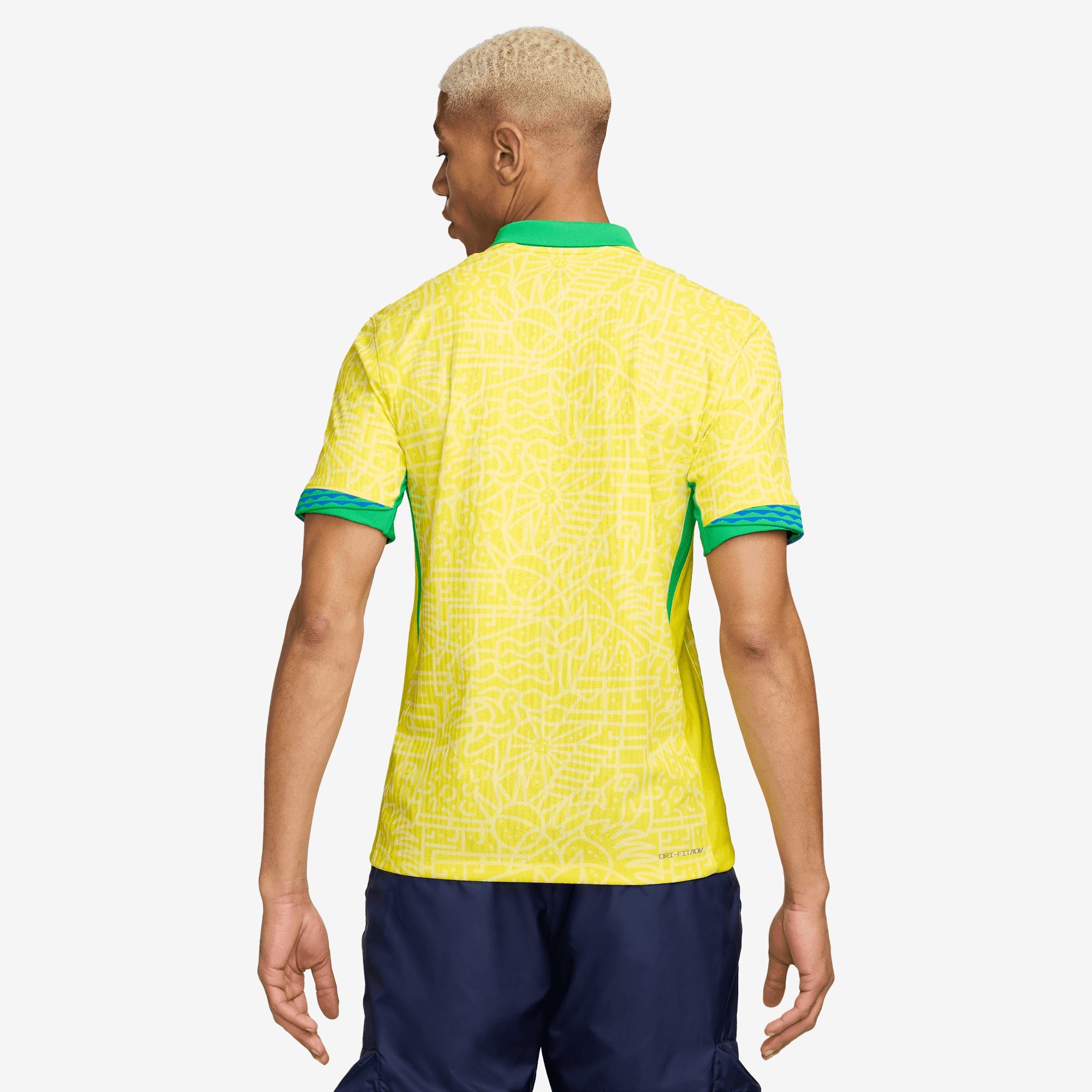 Nike Brazil 2024 Match Home Men's Dri-FIT ADV Soccer Authentic Jersey - Dynamic Yellow/Lemon Chiffon/Green Spark