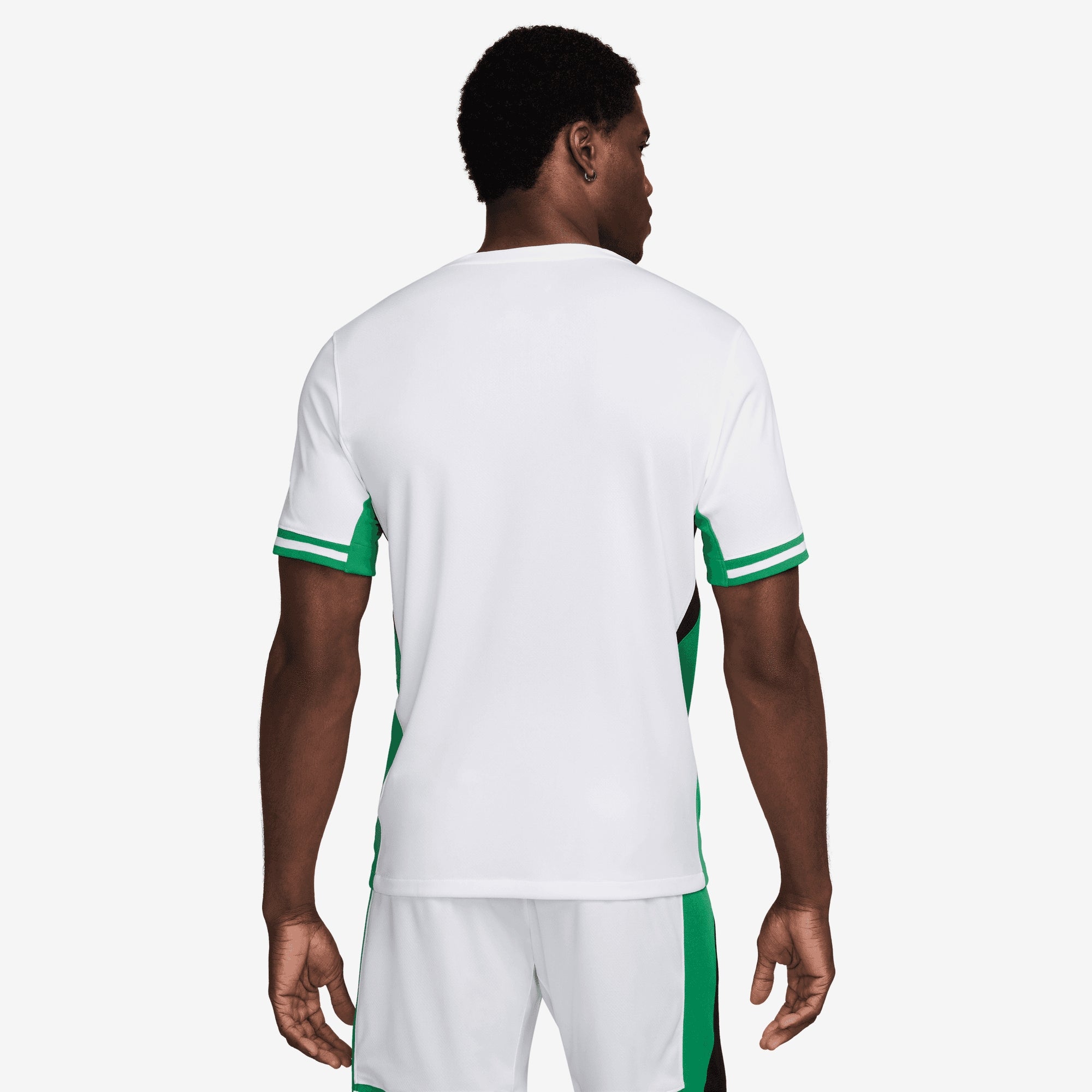 Nike Nigeria 2024 Stadium Home Men's Dri-FIT Soccer Replica Jersey - White/Lucky Green/Challenge Red