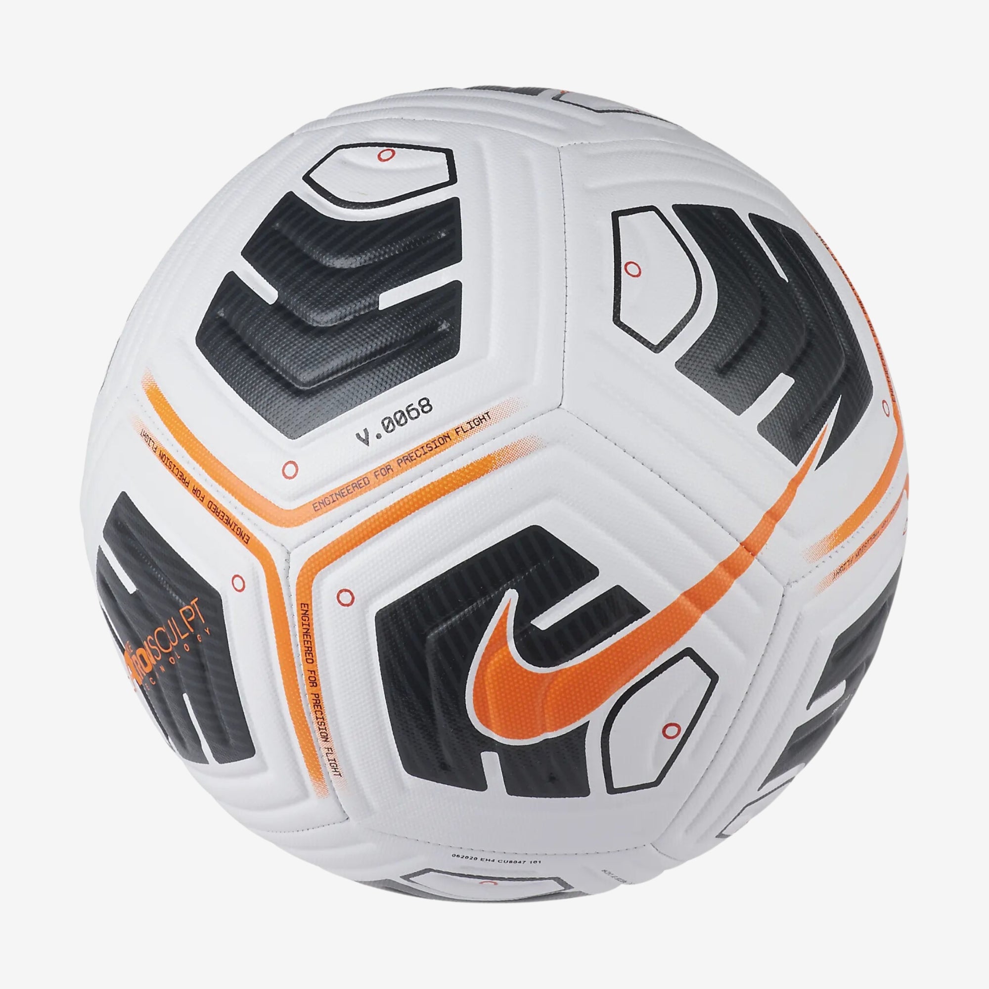 Nike Academy Soccer Ball - White/Black/Total Orange