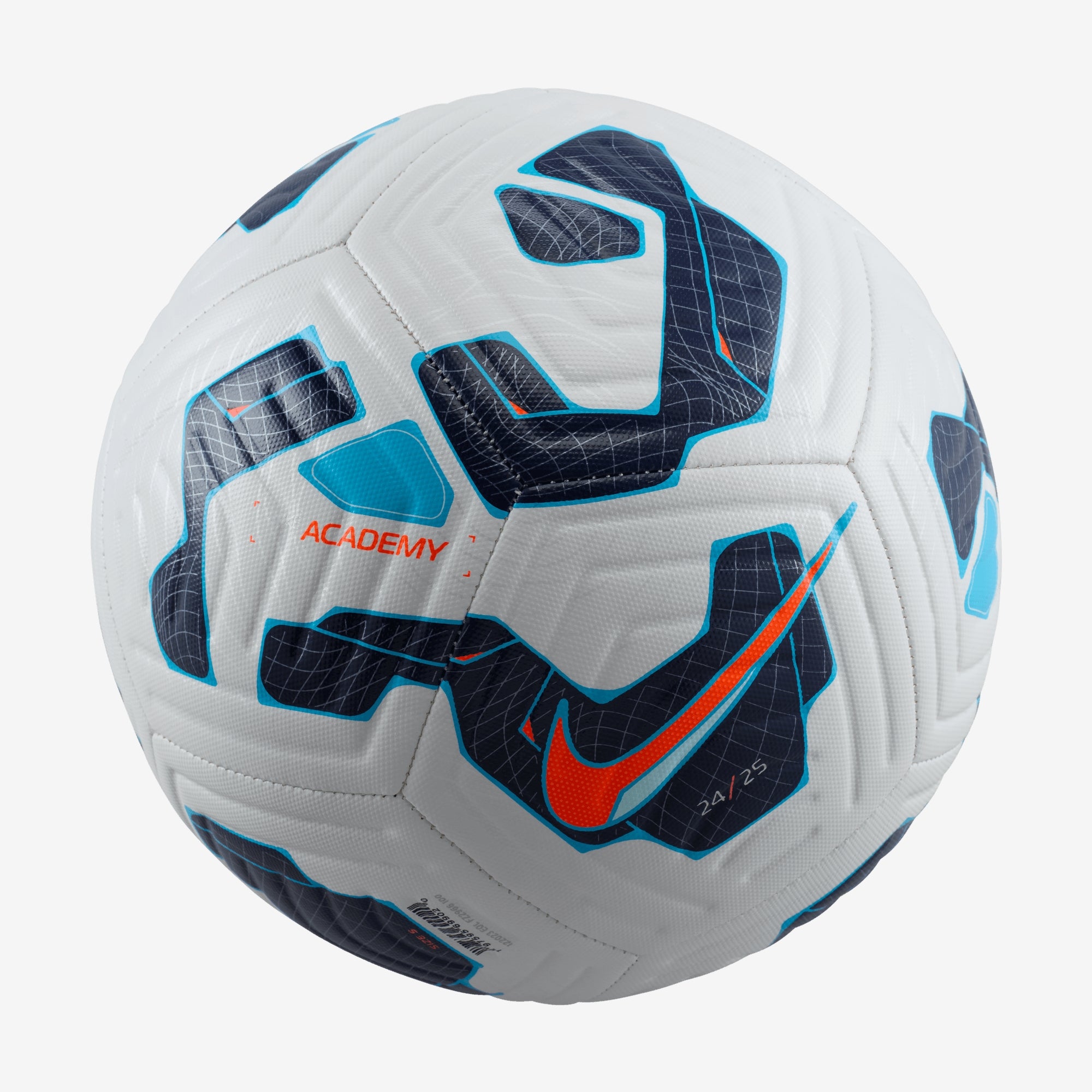 Nike Academy Soccer Ball - White/Blackened Blue/Hyper Crimson