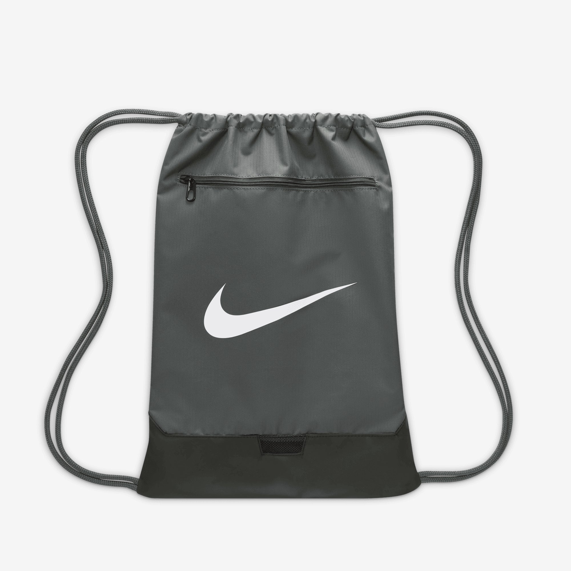 Nike Brasilia 9.5 Training Gym Sack (18L) - Iron Grey/Black/White