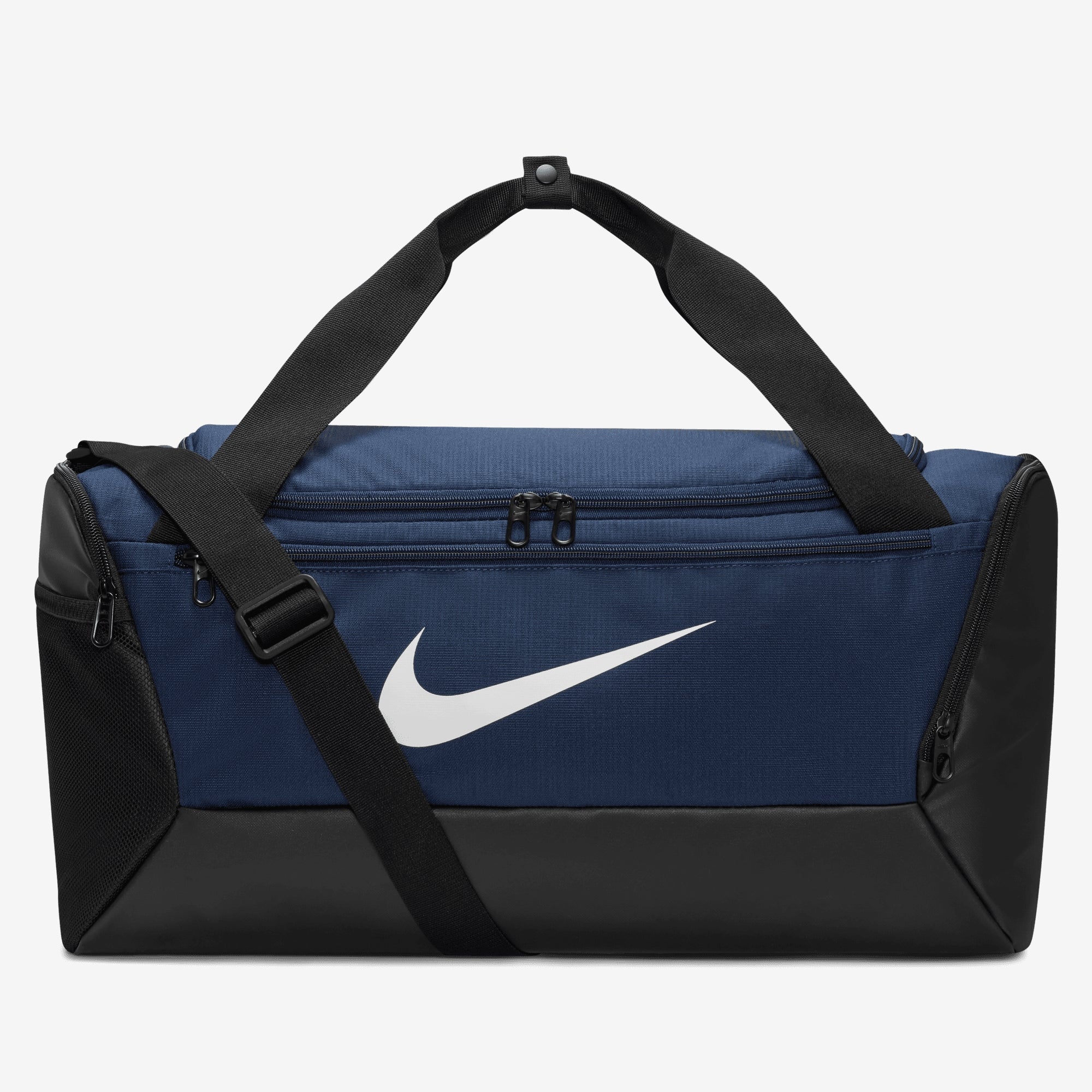 Nike Brasilia Training Duffel Bag (Small, 41L) - Midnight Navy/Black/White