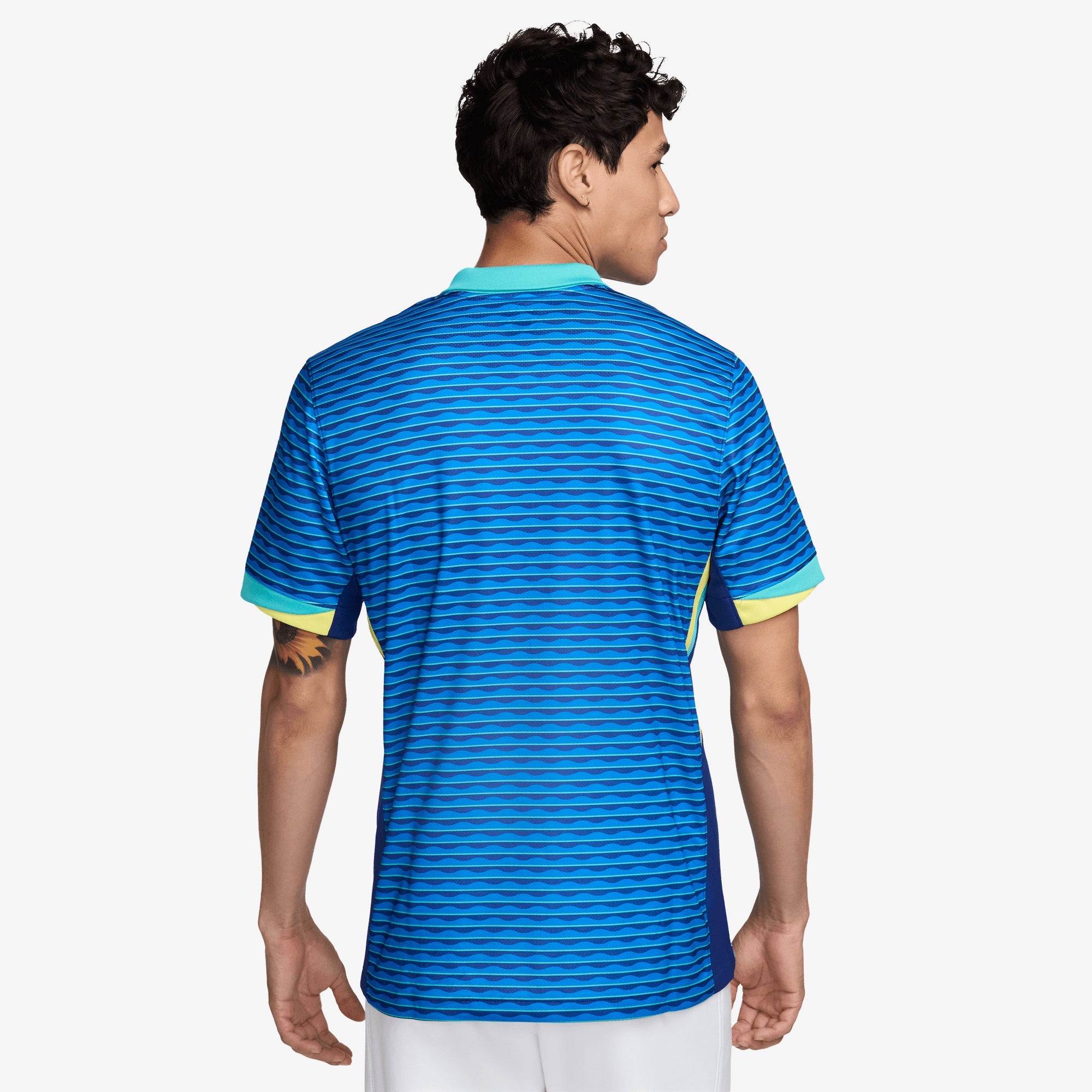 Nike Brazil 2024 Stadium Away Men's Dri-FIT Soccer Replica Jersey - Soar/Lt Retro/Dynamic Yellow