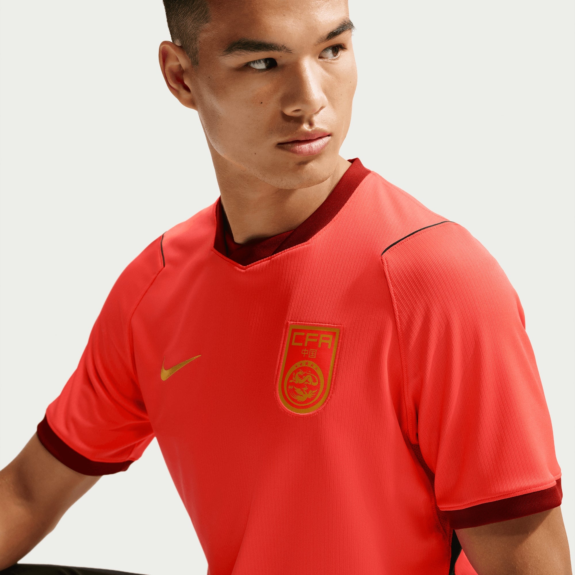 Nike China 2026 Stadium Home Men's Dri-FIT Soccer Replica Jersey (Red)