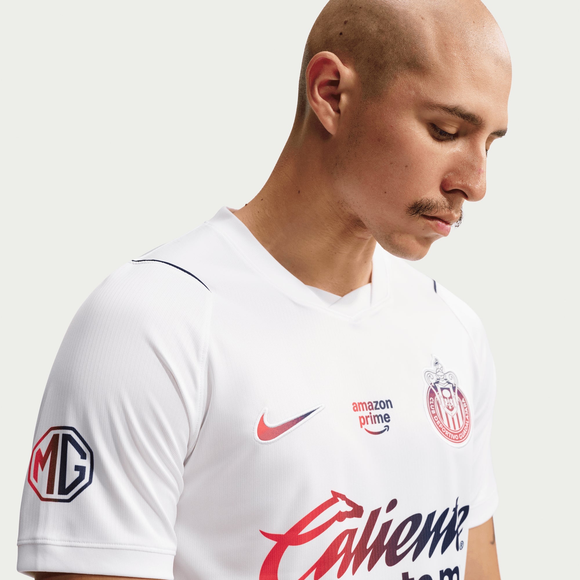 Nike Chivas 2026/27 Stadium Away Men's Dri-FIT Soccer Replica Jersey - White/Loyal Blue/Speed Red