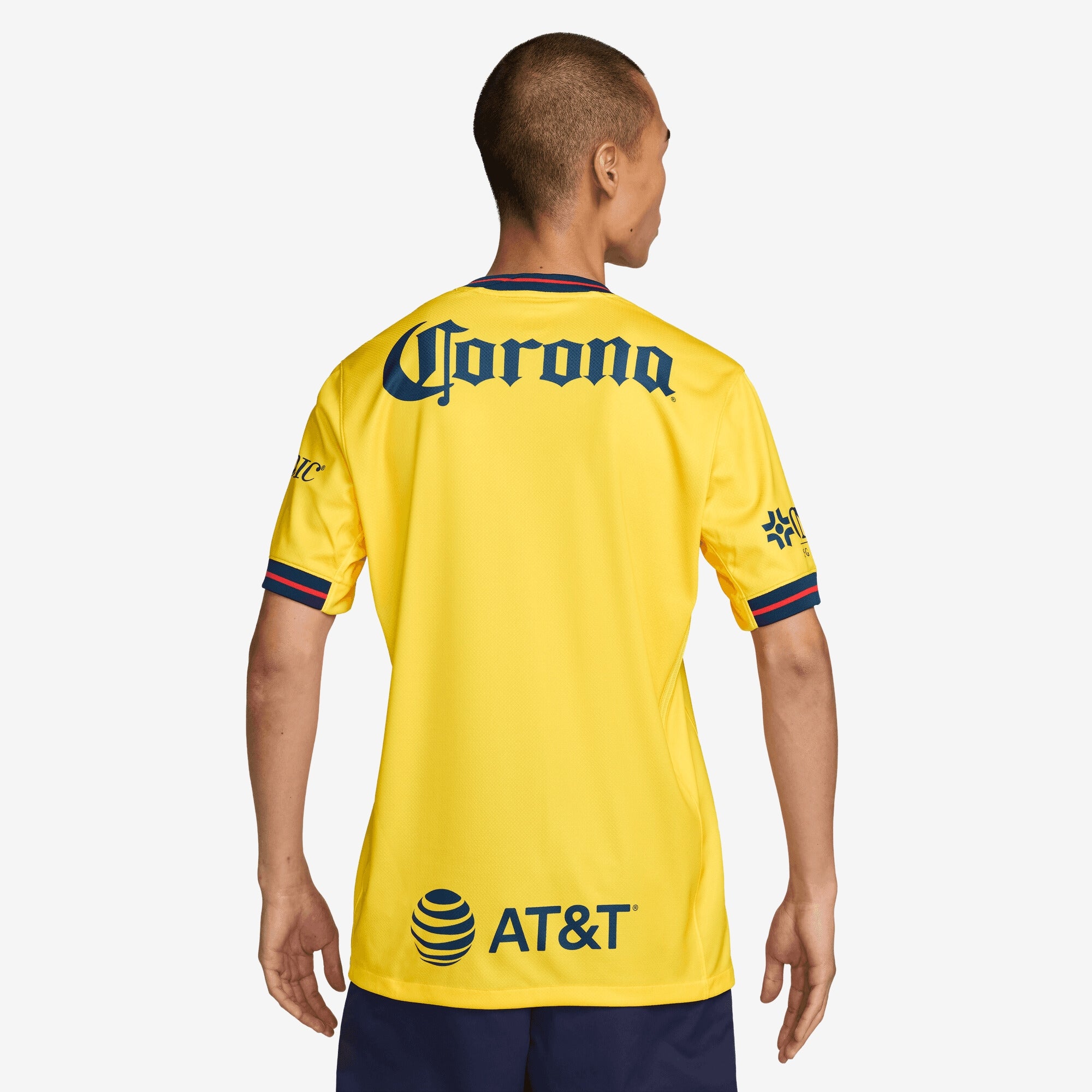 Nike Club América 2024/25 Stadium Home Men's Dri-FIT Soccer Replica Jersey - Tour Yellow/Valerian Blue