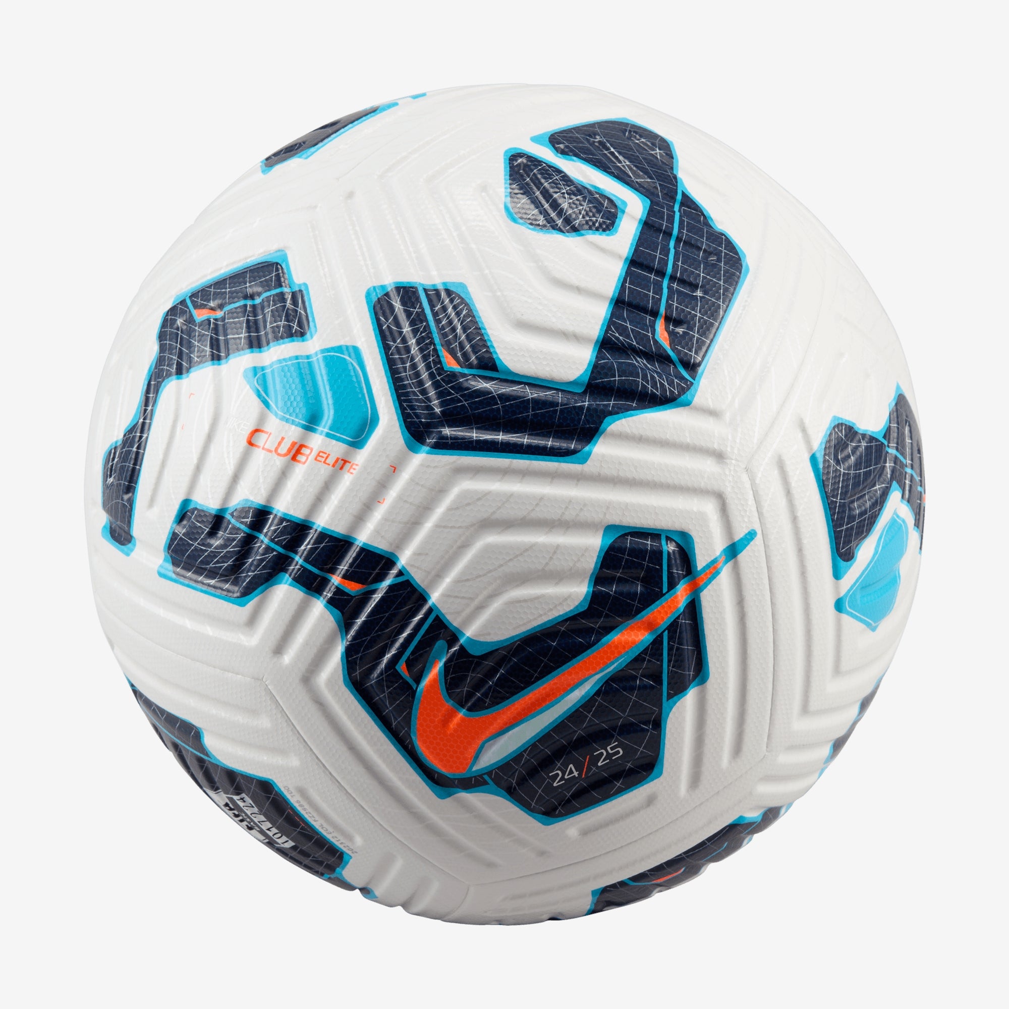 Nike Club Elite Soccer Ball - White/Blackened Blue/Hyper Crimson