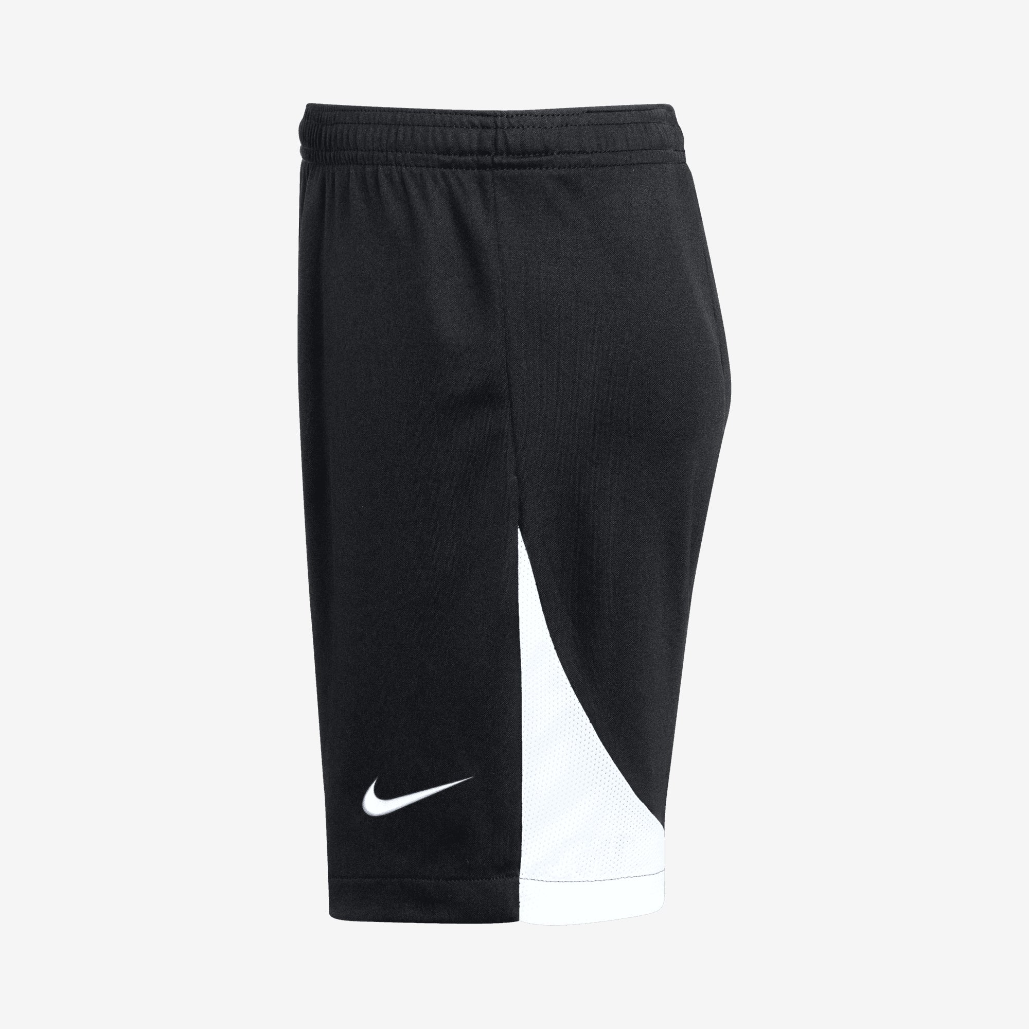 Nike Dri-FIT Big Kids' Knit Soccer Shorts - Black/White/White