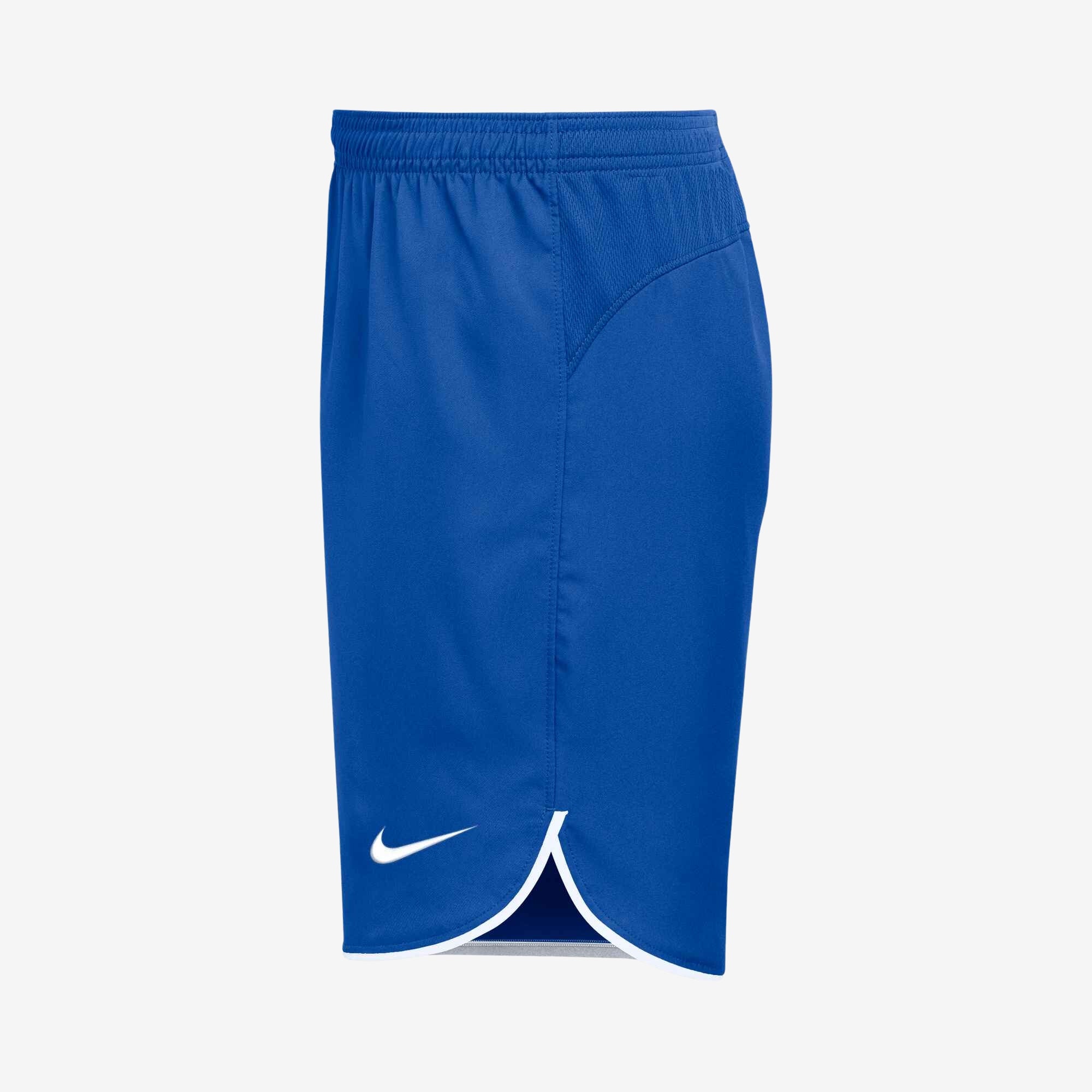 Nike Dri-FIT Laser 5 Woven Big Kids' Soccer Shorts - Game Royal/White/White