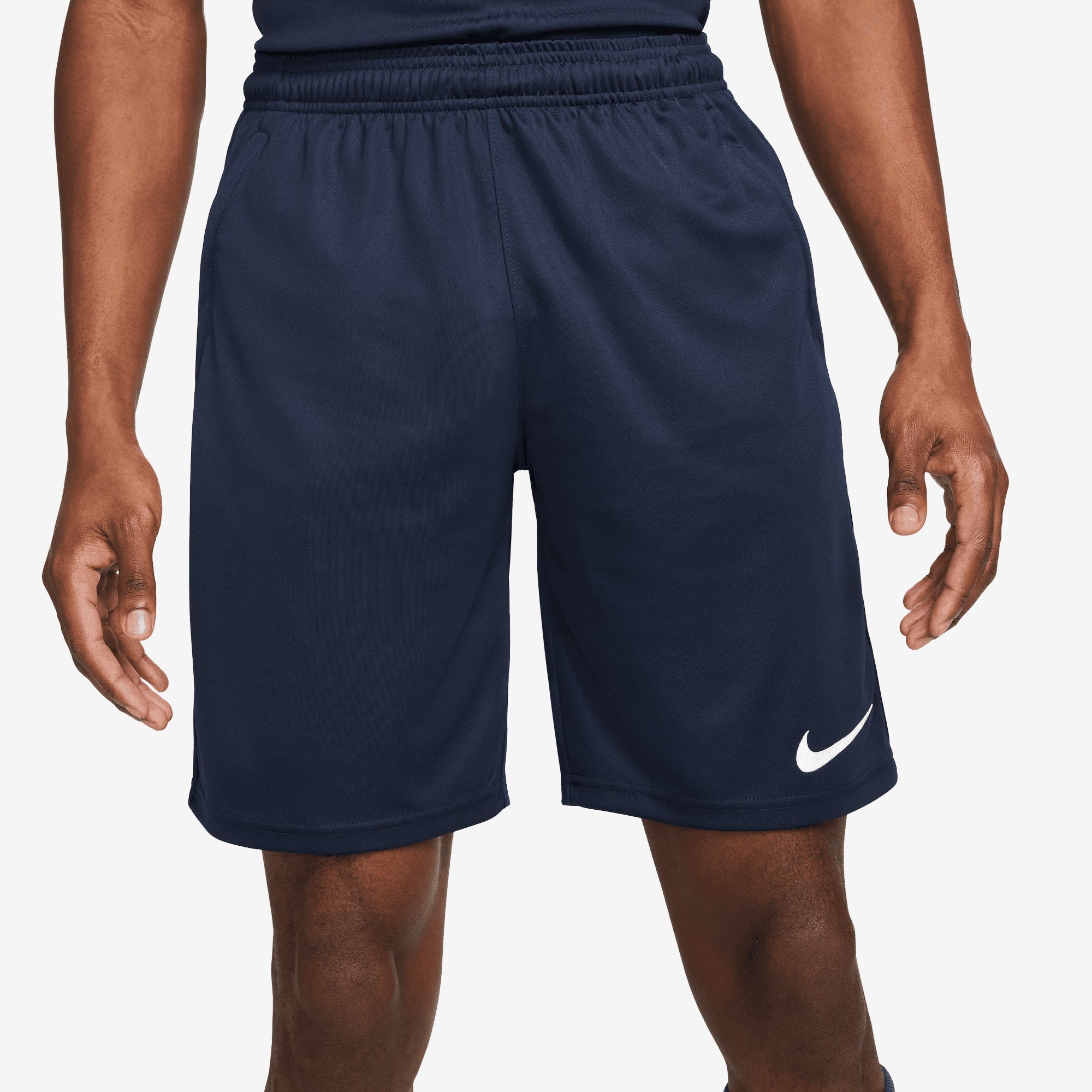 Nike Dri-FIT Park Men's Knit Soccer Shorts - Obsidian/Obsidian/White