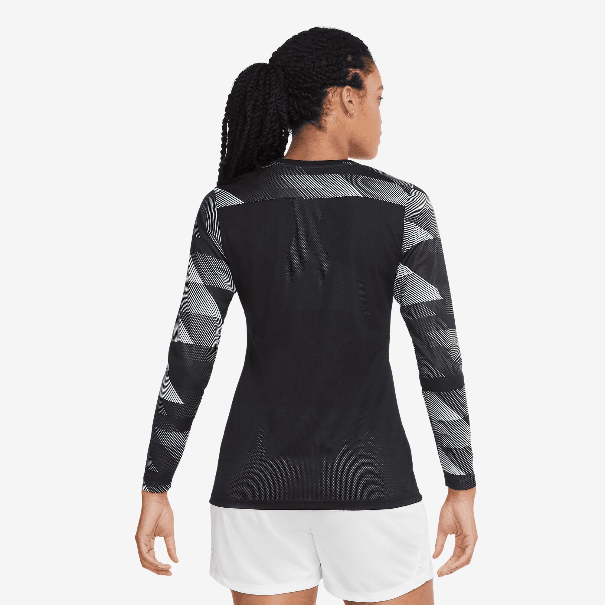 Nike Dri-FIT Park IV Goalkeeper Women's Soccer Jersey - Black/White/White