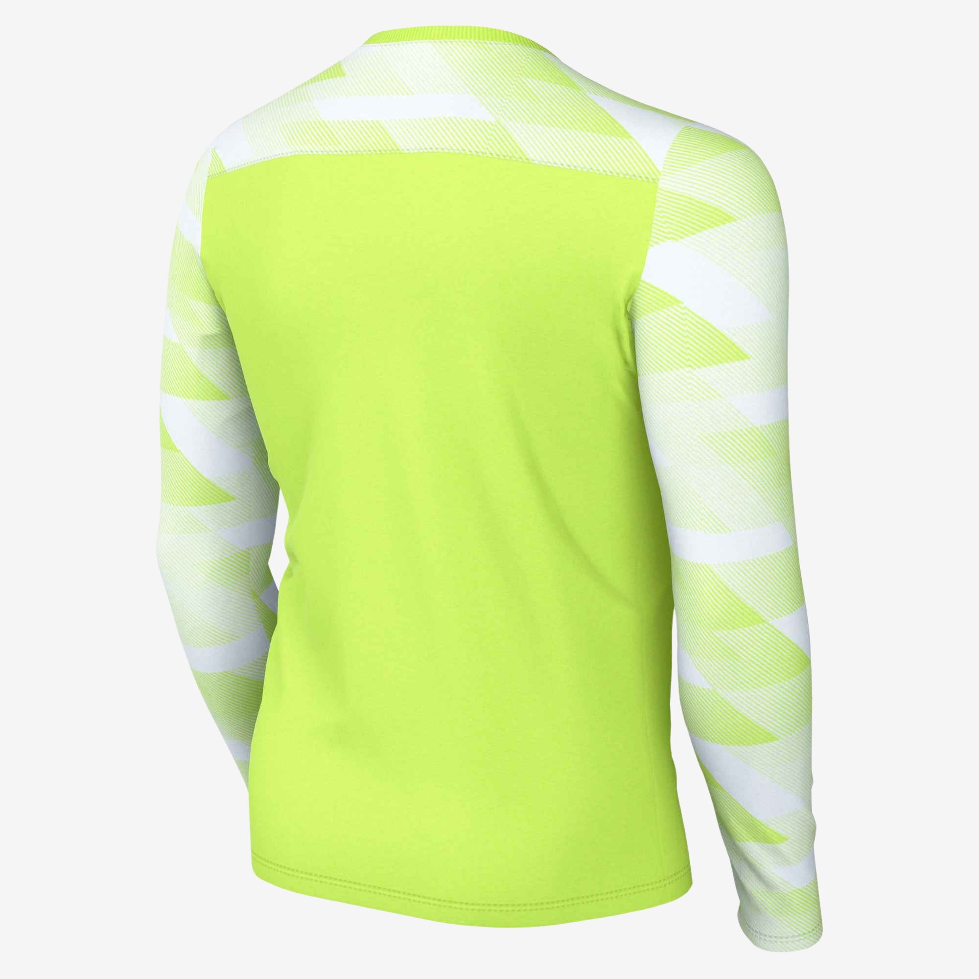 Nike Dri-FIT Park IV Goalkeeper Big Kids' Soccer Jersey - Volt/White/Black