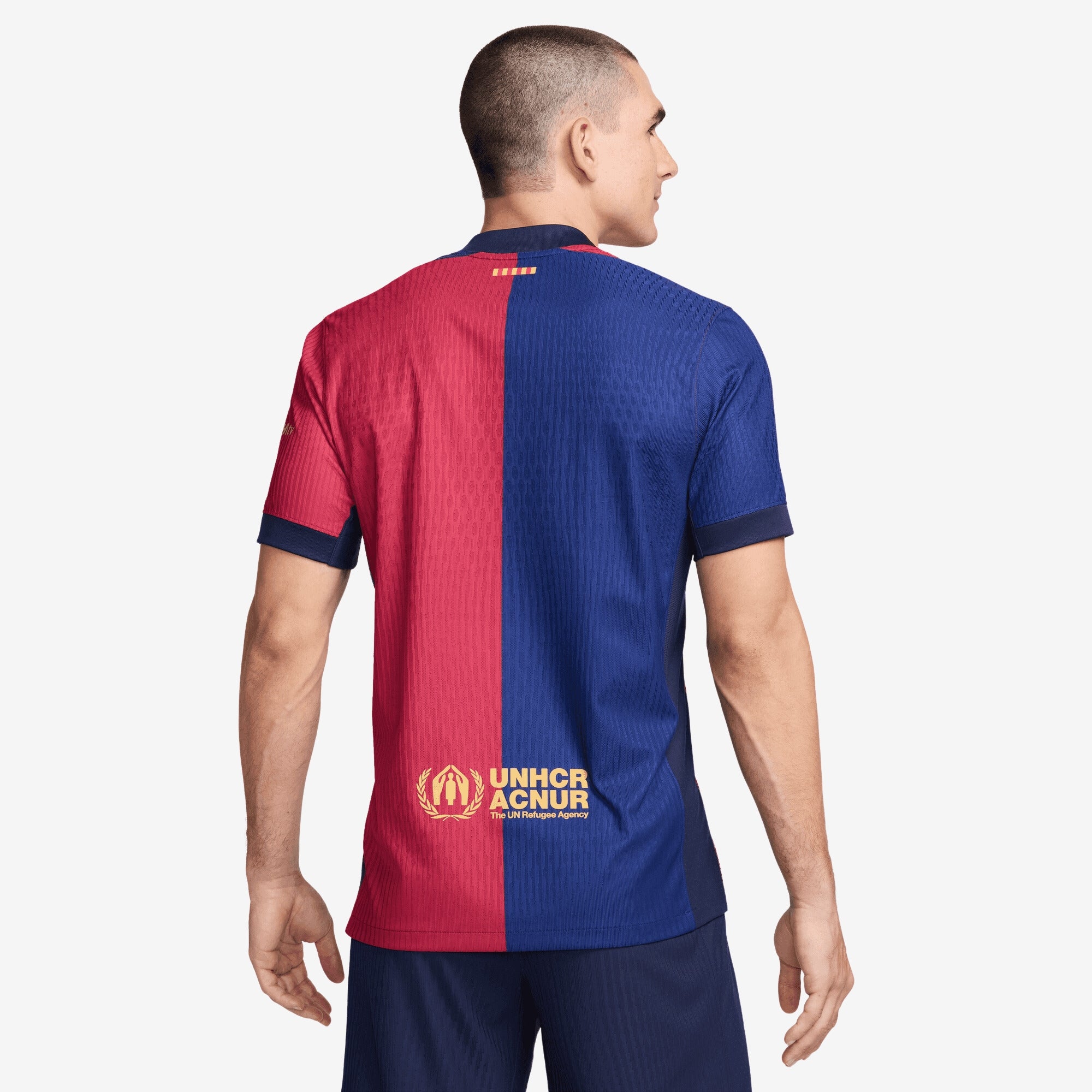 Nike FC Barcelona 2024/25 Match Home Men's Dri-FIT ADV Soccer Authentic Jersey - Deep Royal Blue/Noble Red/Club Gold