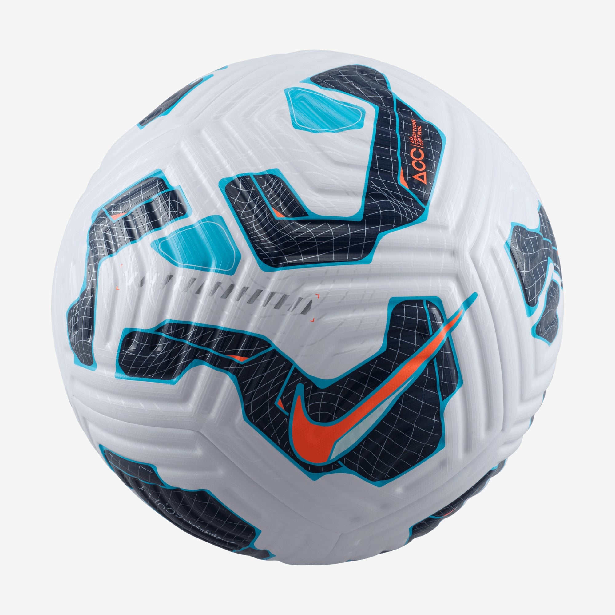 Nike Flight Soccer Ball - White/Blackened Blue/Hyper Crimson