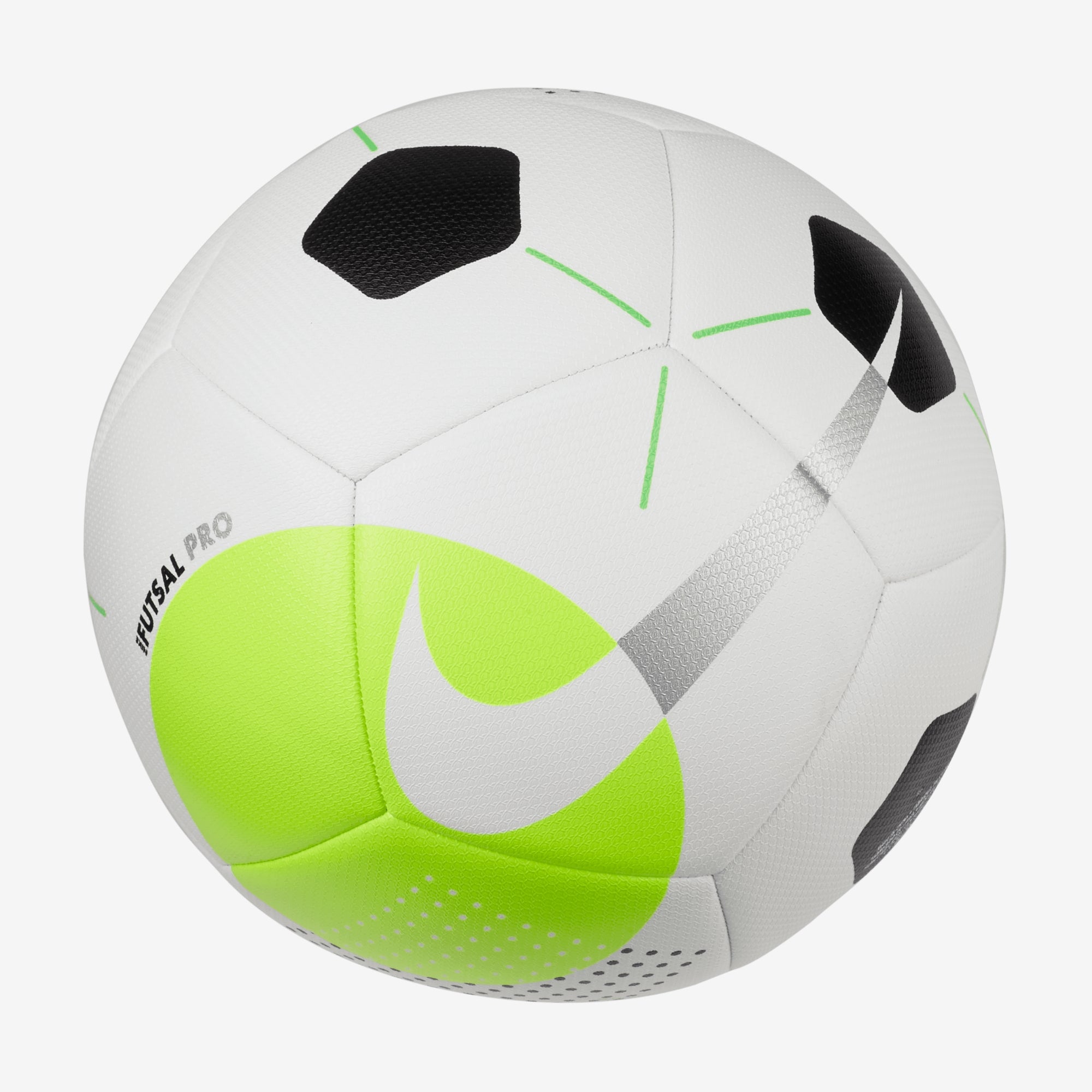 Nike Futsal Pro Soccer Ball - White/Volt/Silver