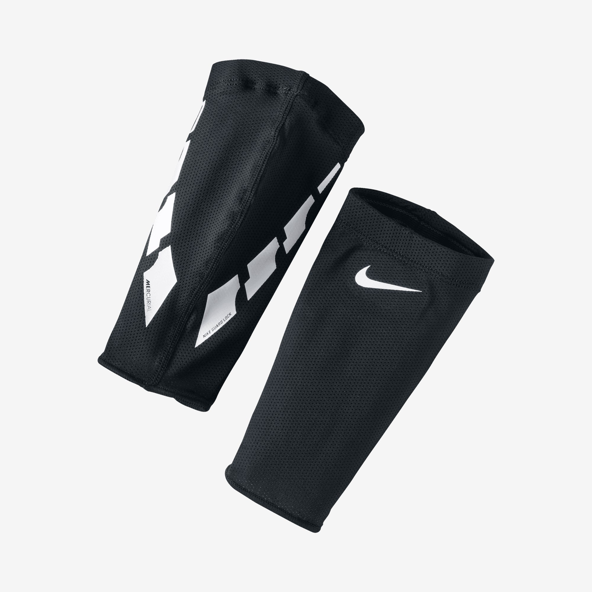 Nike Guard Lock Elite Soccer Sleeves - Black/White/White