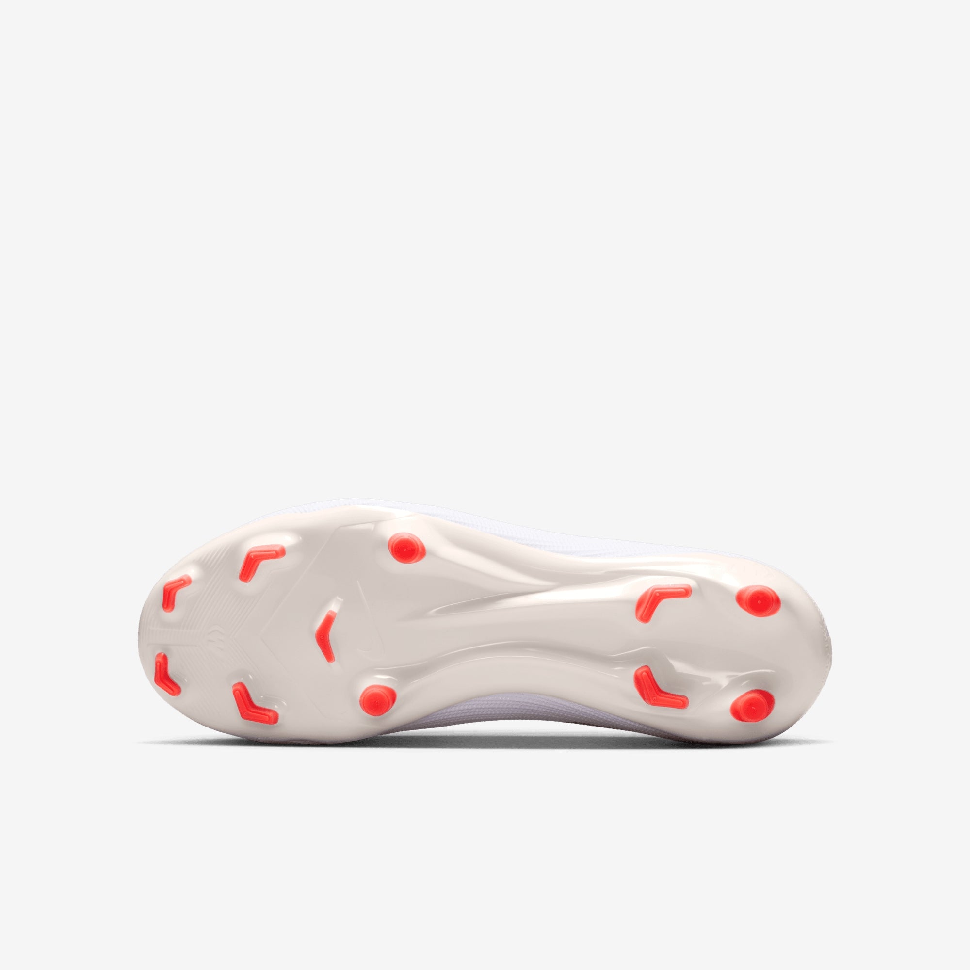 Nike Jr. Mercurial Superfly 11 Academy Big Kids' Multi-Ground High-Top Soccer Cleats - White/Blur-Bright Crimson