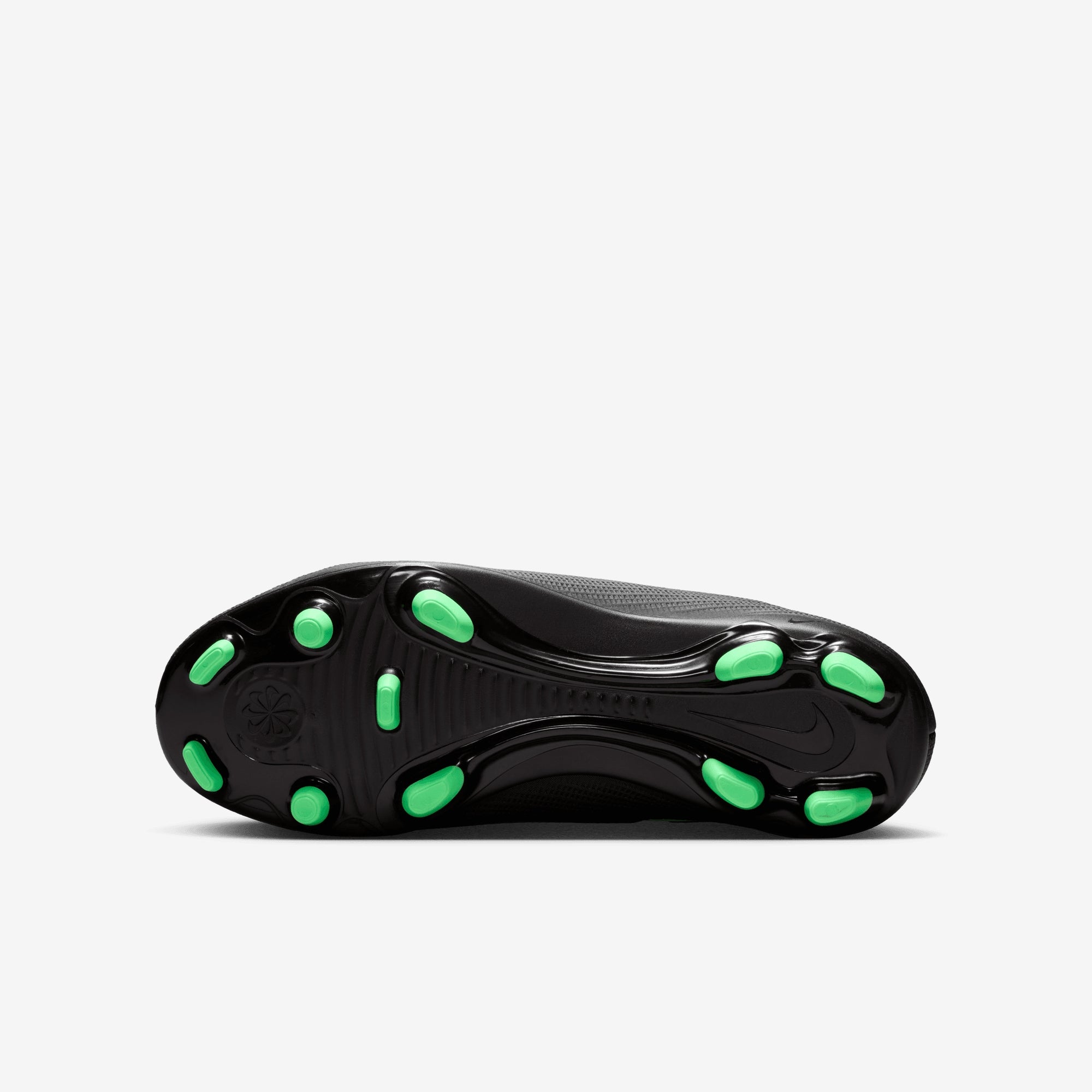 Nike Jr. Mercurial Superfly 11 Club Big Kids' Multi-Ground High-Top Soccer Cleats - Black/Illusion Green-Black