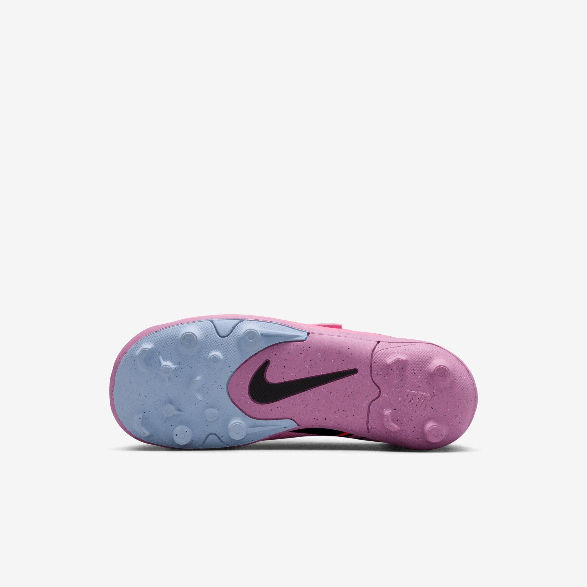 Nike Jr. Mercurial Vapor 16 Club Little Kids' Multi-Ground Low-Top Soccer Cleats - Magic Flamingo/Black-Total Crimson