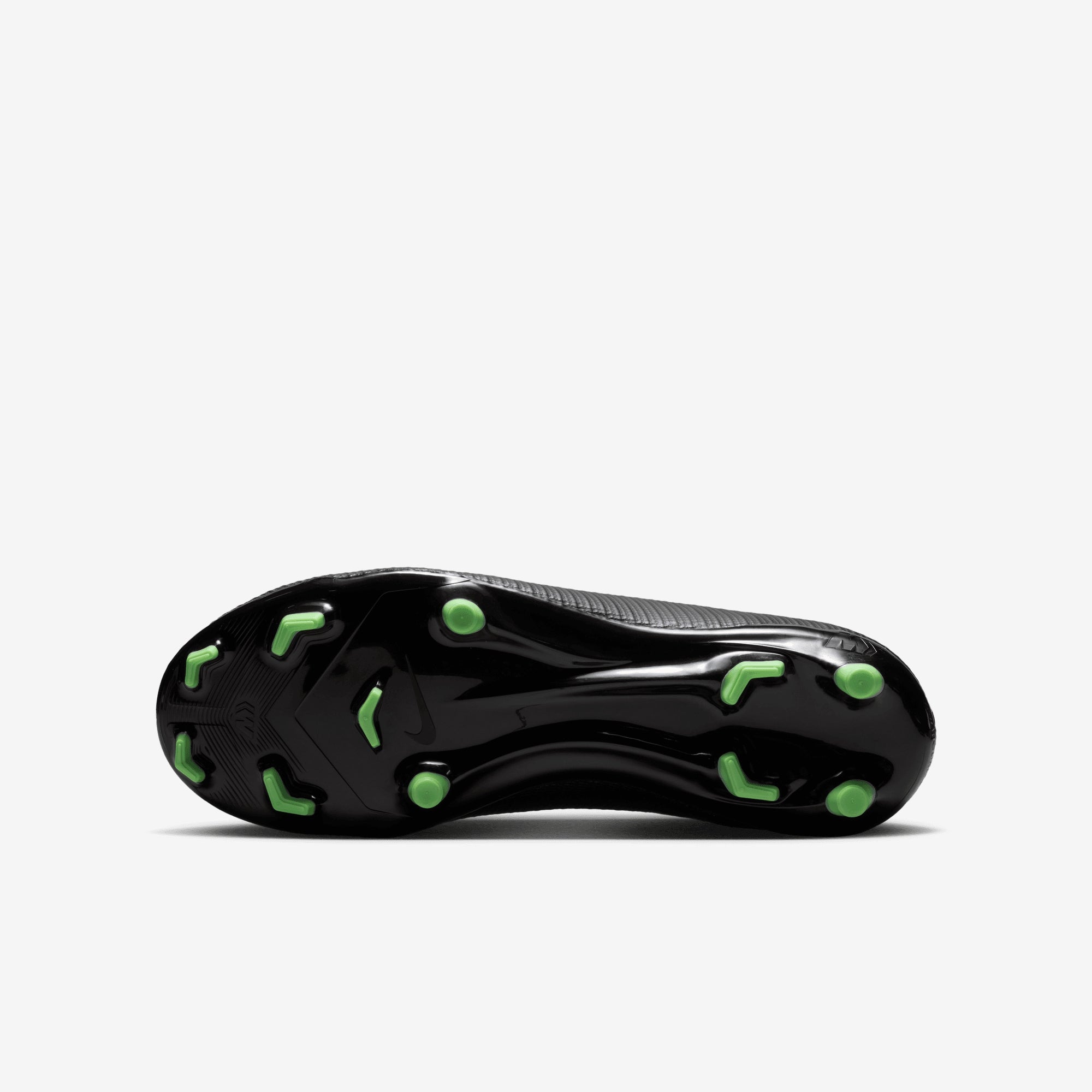 Nike Jr. Mercurial Vapor 17 Academy Big Kids' Multi-Ground Low-Top Soccer Cleats - Black/Illusion Green-Black