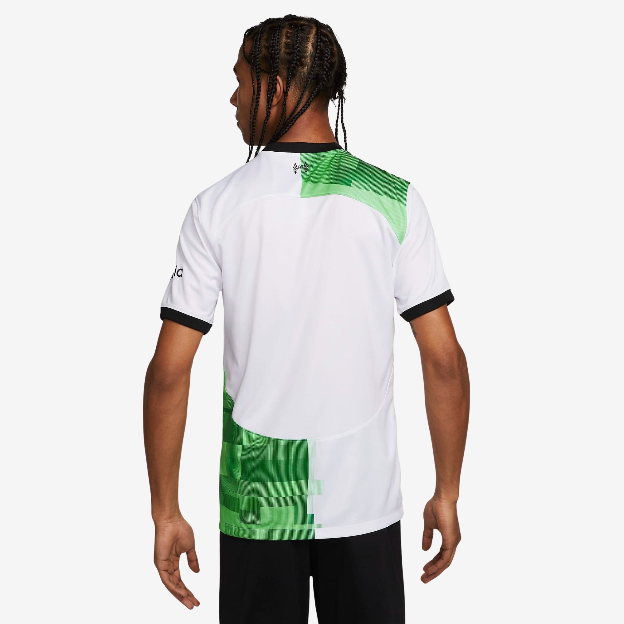 Nike Liverpool FC 2023/24 Stadium Away Men's Dri-FIT Soccer Replica Jersey - White/Green Spark/Black