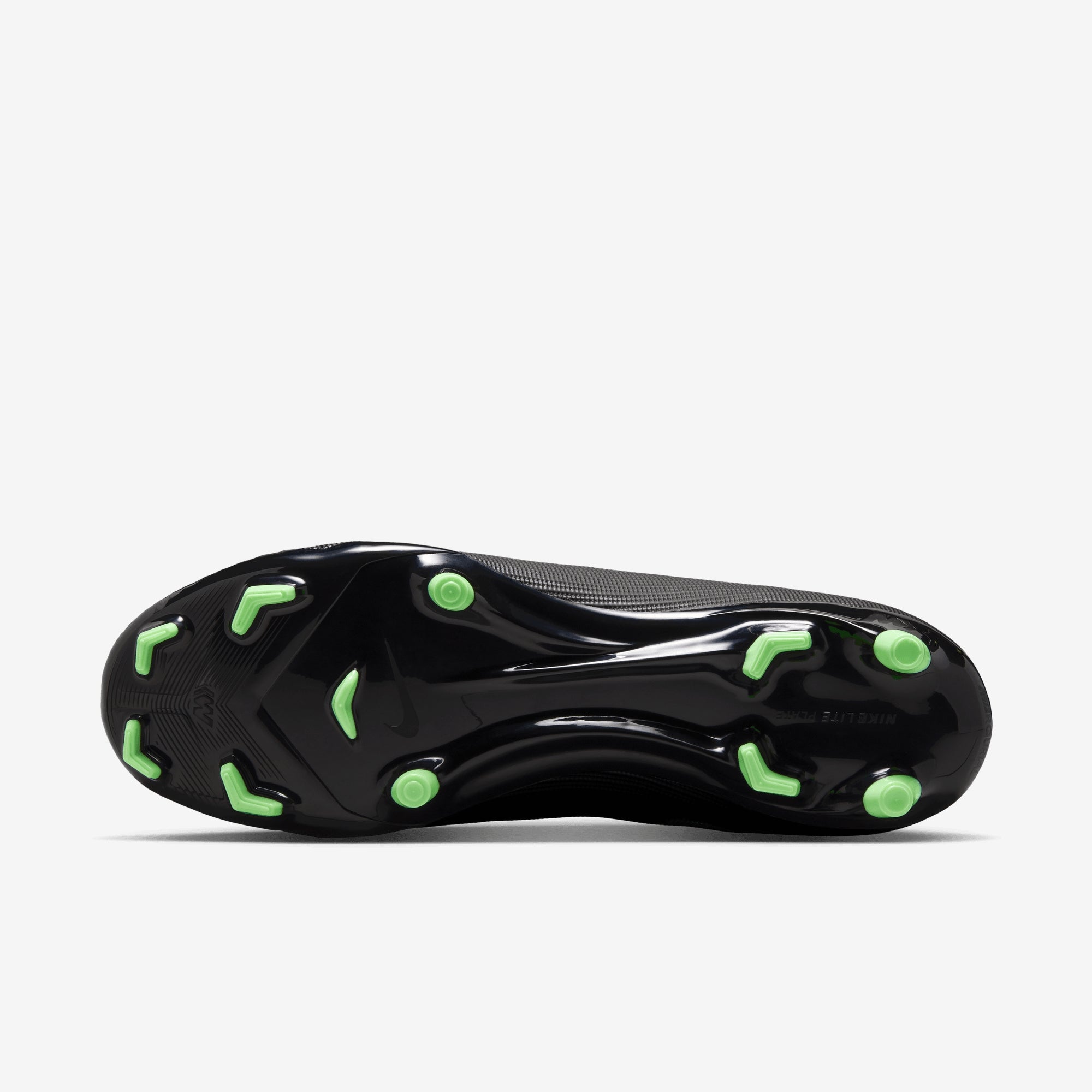 Nike Mercurial Superfly 11 Academy Multi-Ground High-Top Soccer Cleats - Black/Illusion Green-Black