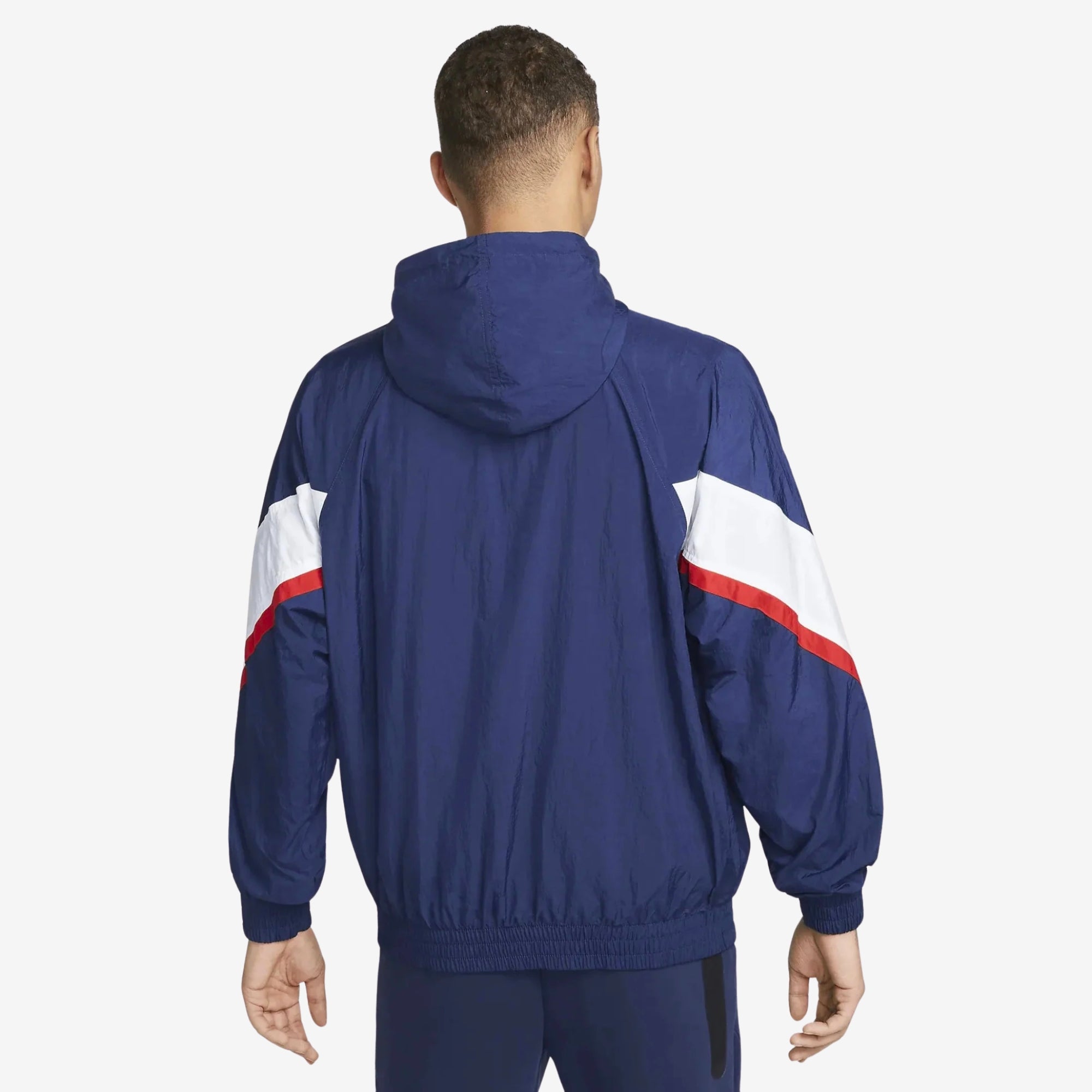 Nike Paris Saint-Germain Strike Men's Soccer Woven Jacket - Midnight Navy/White/University Red