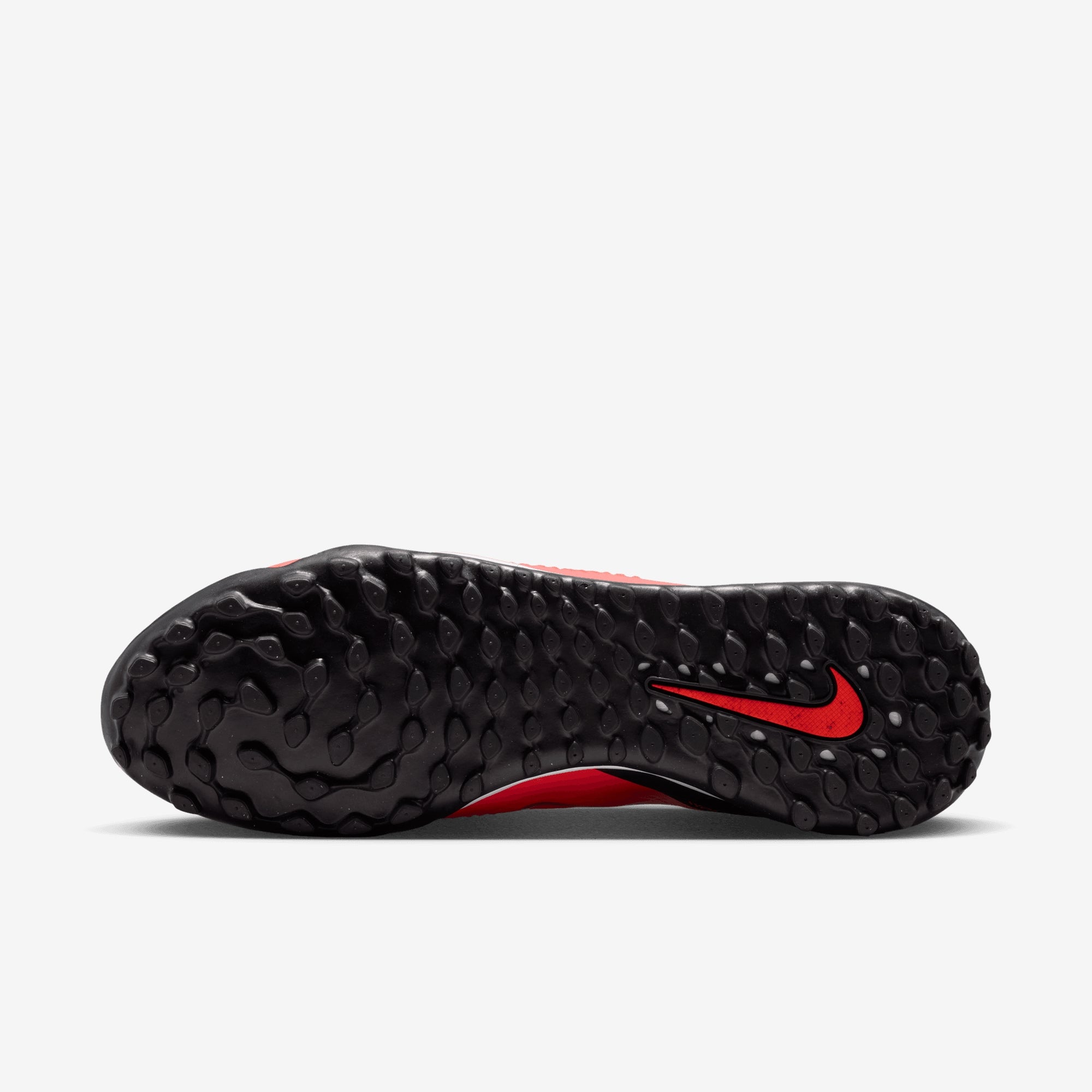 Nike Phantom 6 High Academy Turf Soccer Shoes - Bright Crimson/Blur-Black