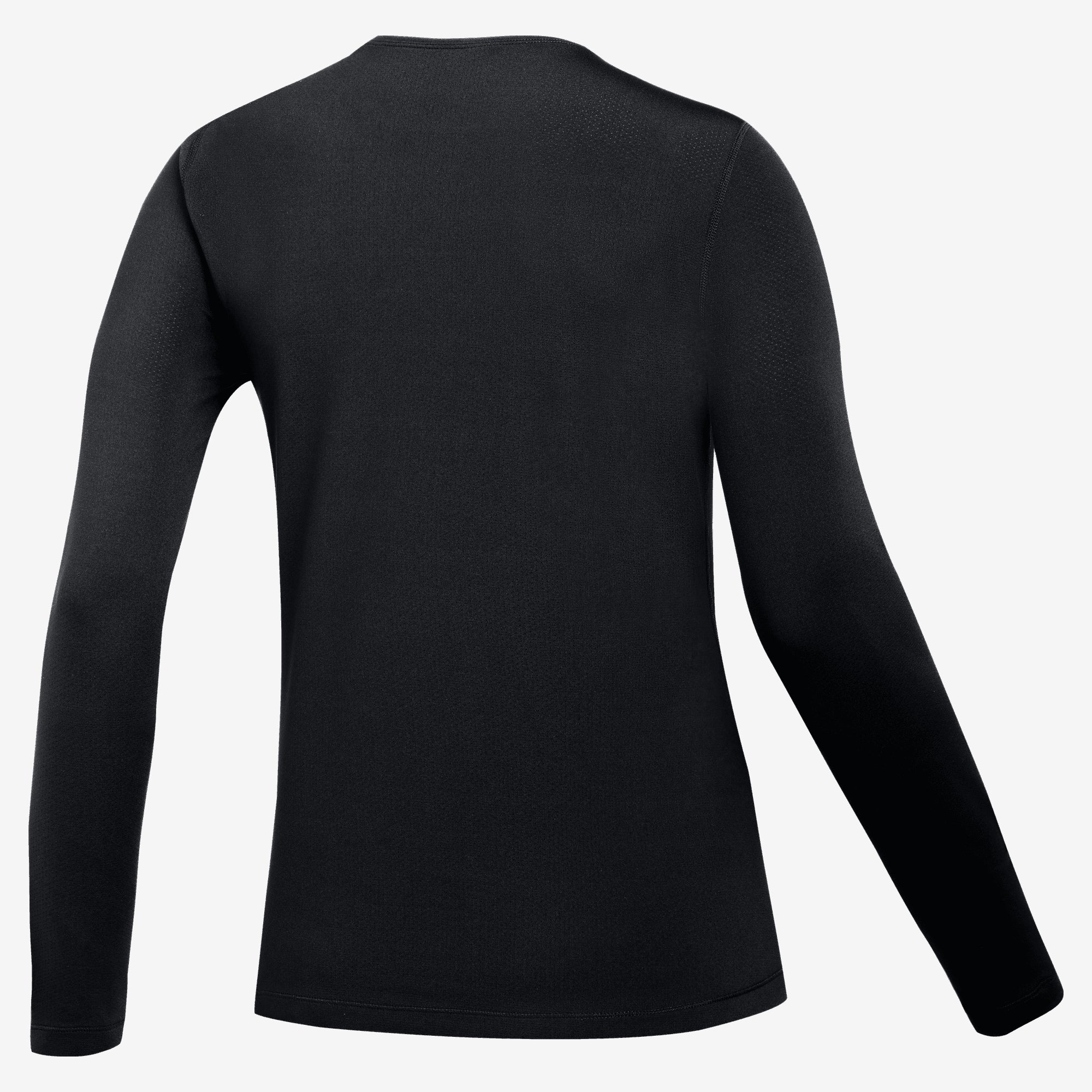 Nike Pro Women's Long-Sleeve Mesh Top - Black/White