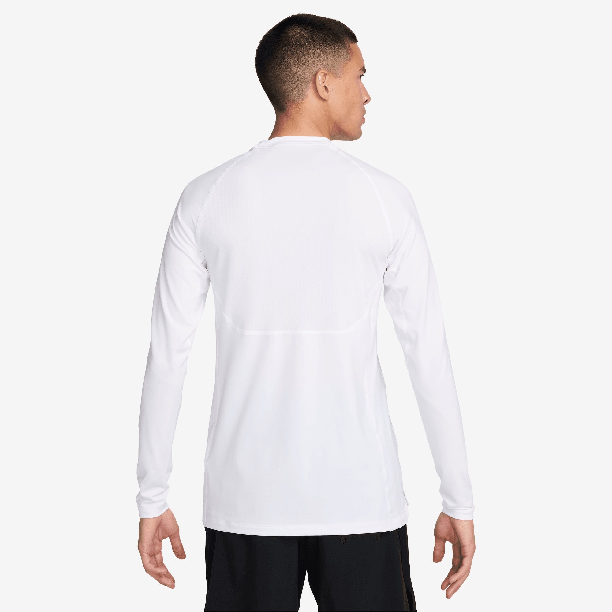 Nike Pro Men's Long-Sleeve Top - White/Black