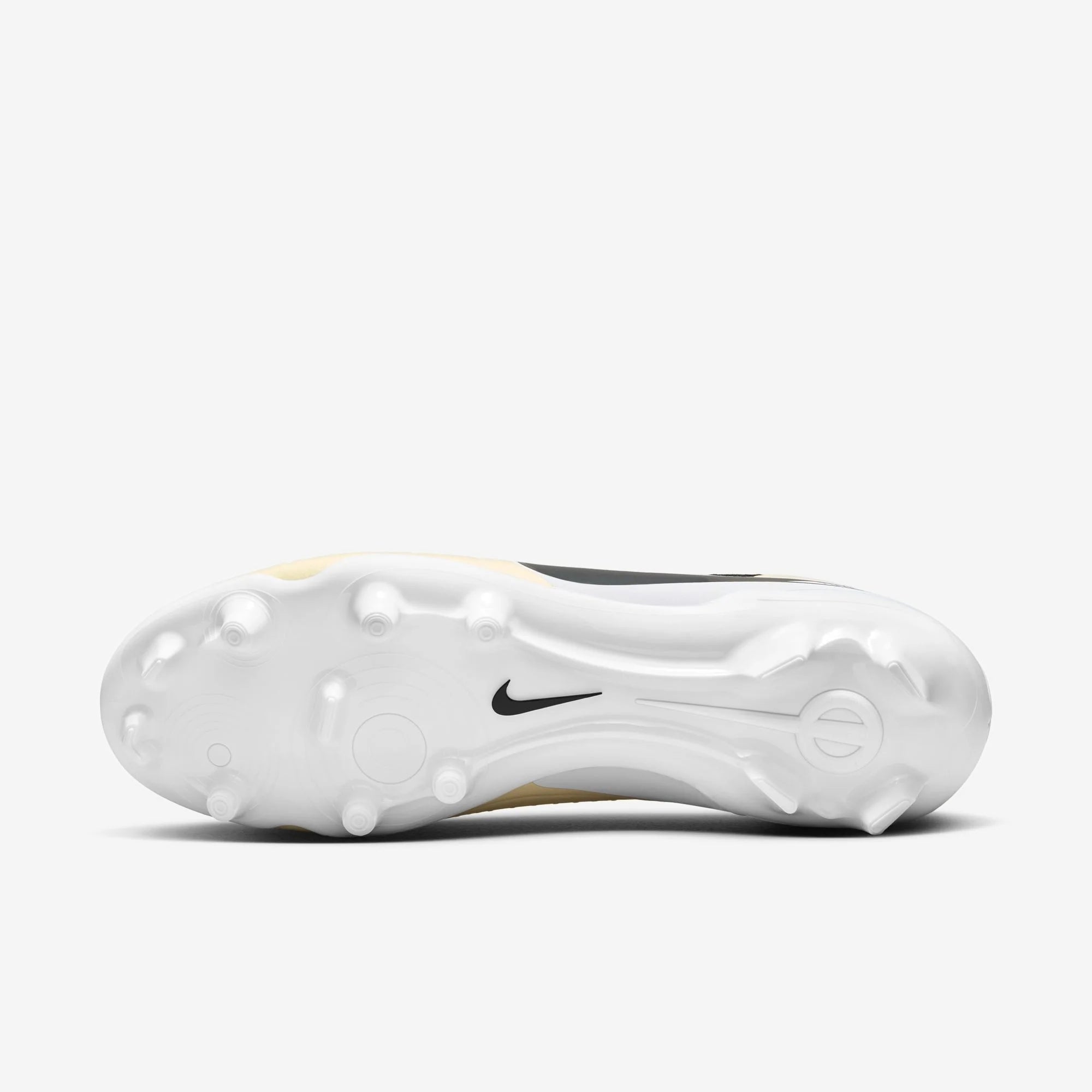 Nike Tiempo Legend 10 Academy MG Low-Top Soccer Cleats - Lemonade/Black/Metallic Gold Coin